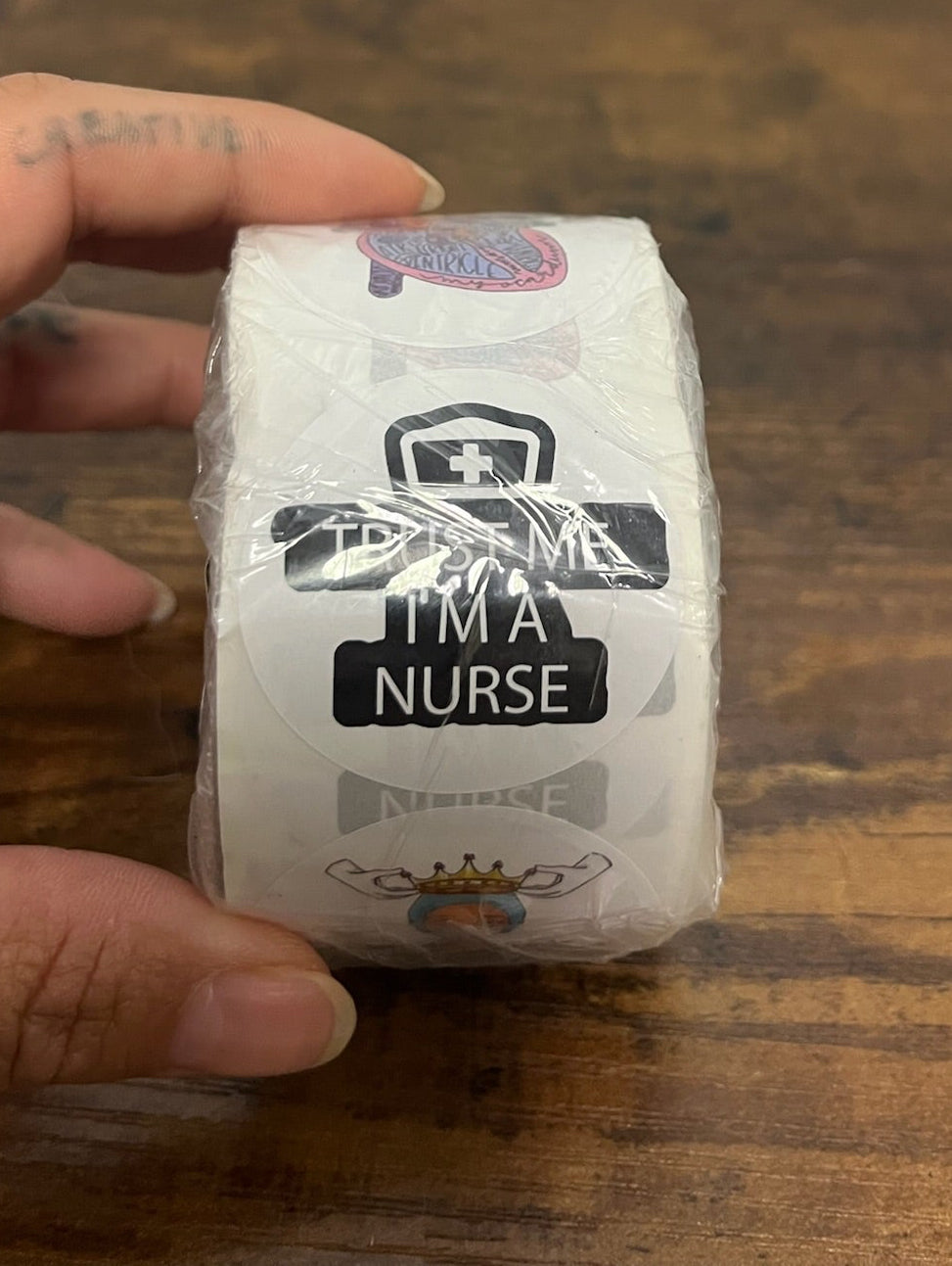 New 500 Piece Vinyl Nurse Stickers