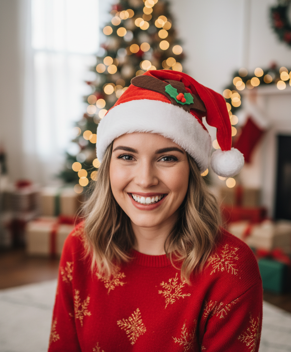 Reindeer Christmas Hat