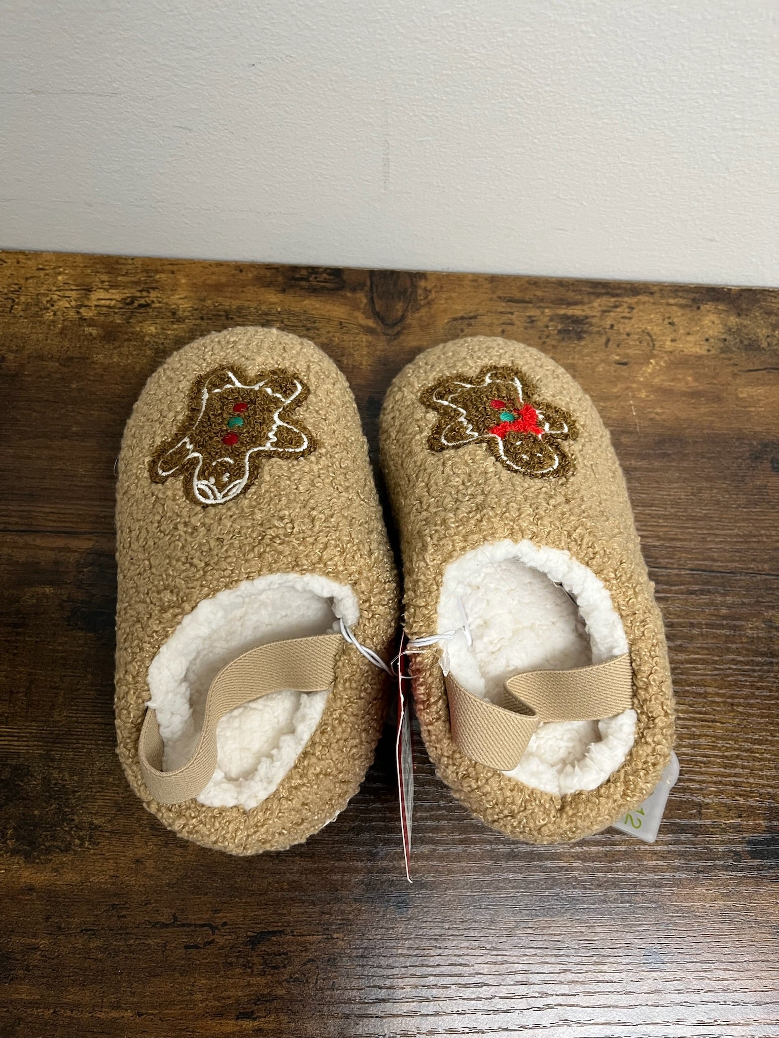New Childrens Gingerbread Slippers
