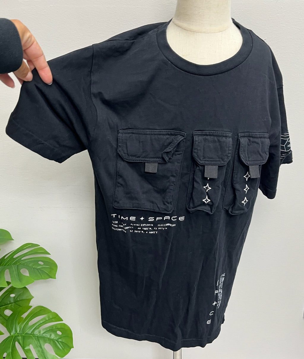 Used Boys Black Shirt