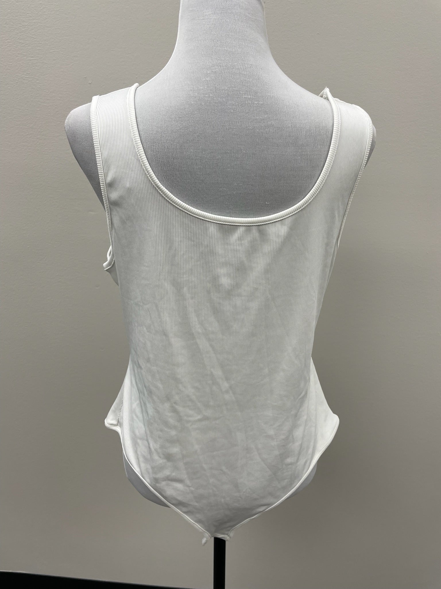 Women’s White Tank Top Bodysuit