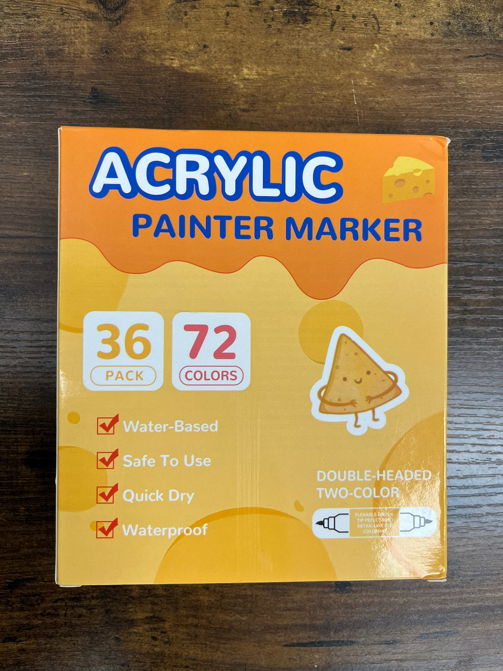 New 36 Count Acrylic Markers