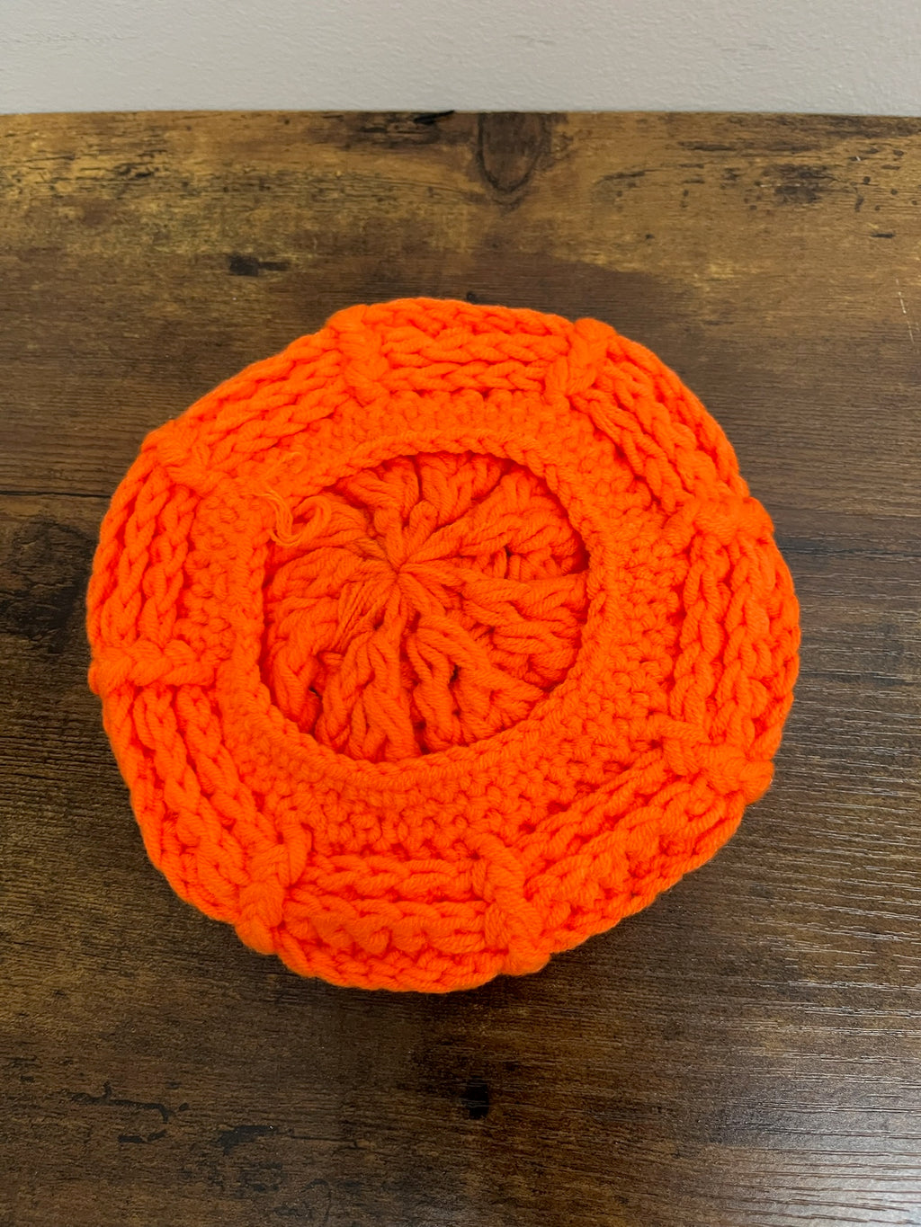 New Infant Knitted Pumpkin Beanie