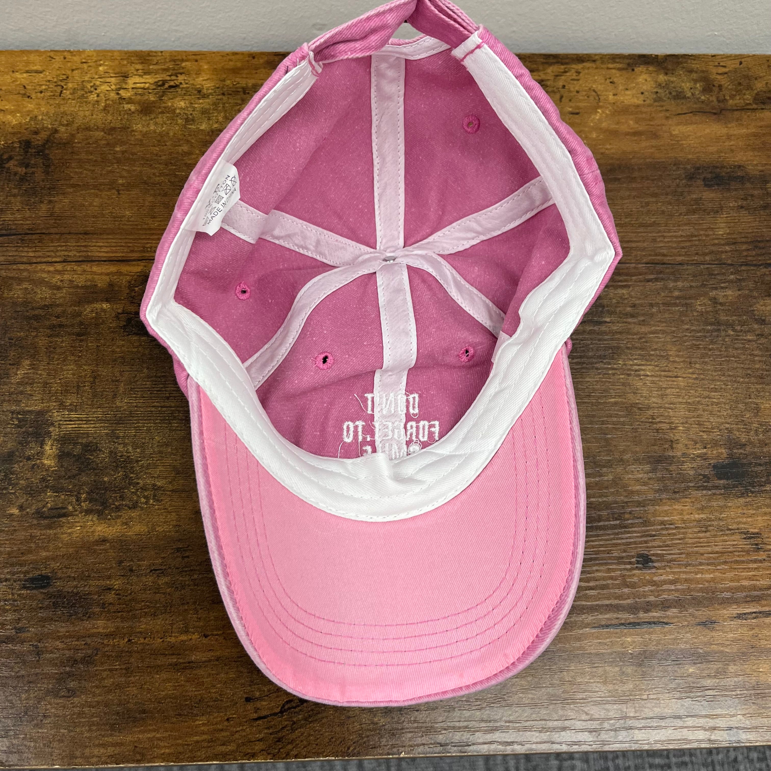 New Pink Don’t Forget to Smile Hat
