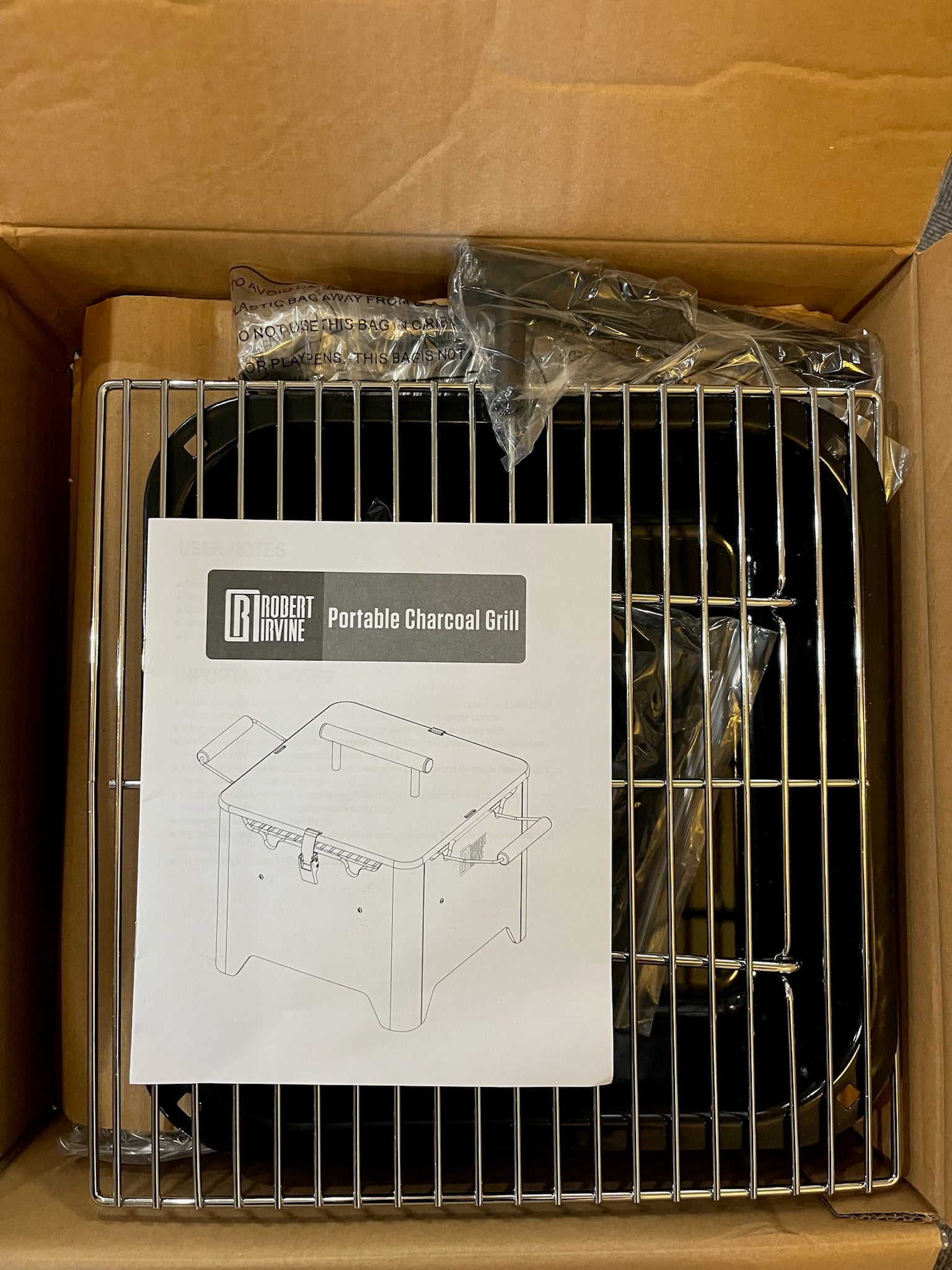 New Portable Charcoal Grill