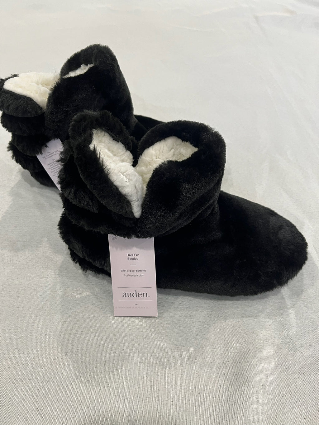 Women’s Black High Top Slippers
