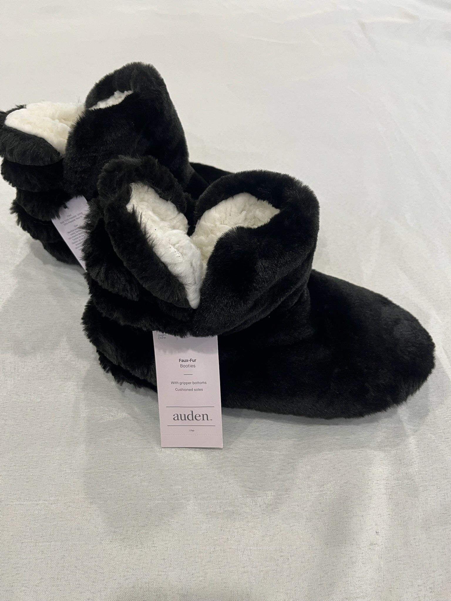Women’s Black High Top Slippers