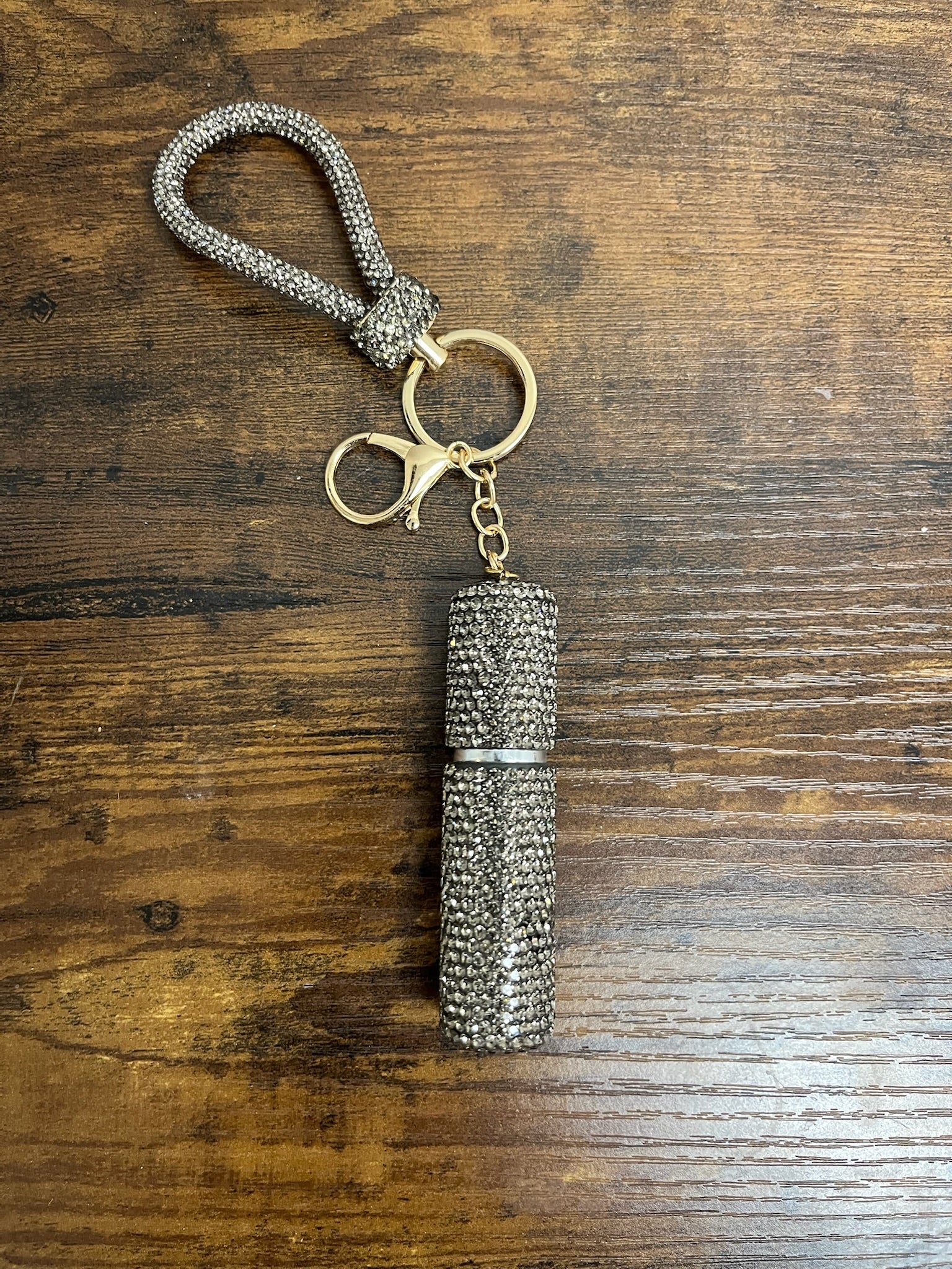 Bling Travel Perfume Bottle Keychain