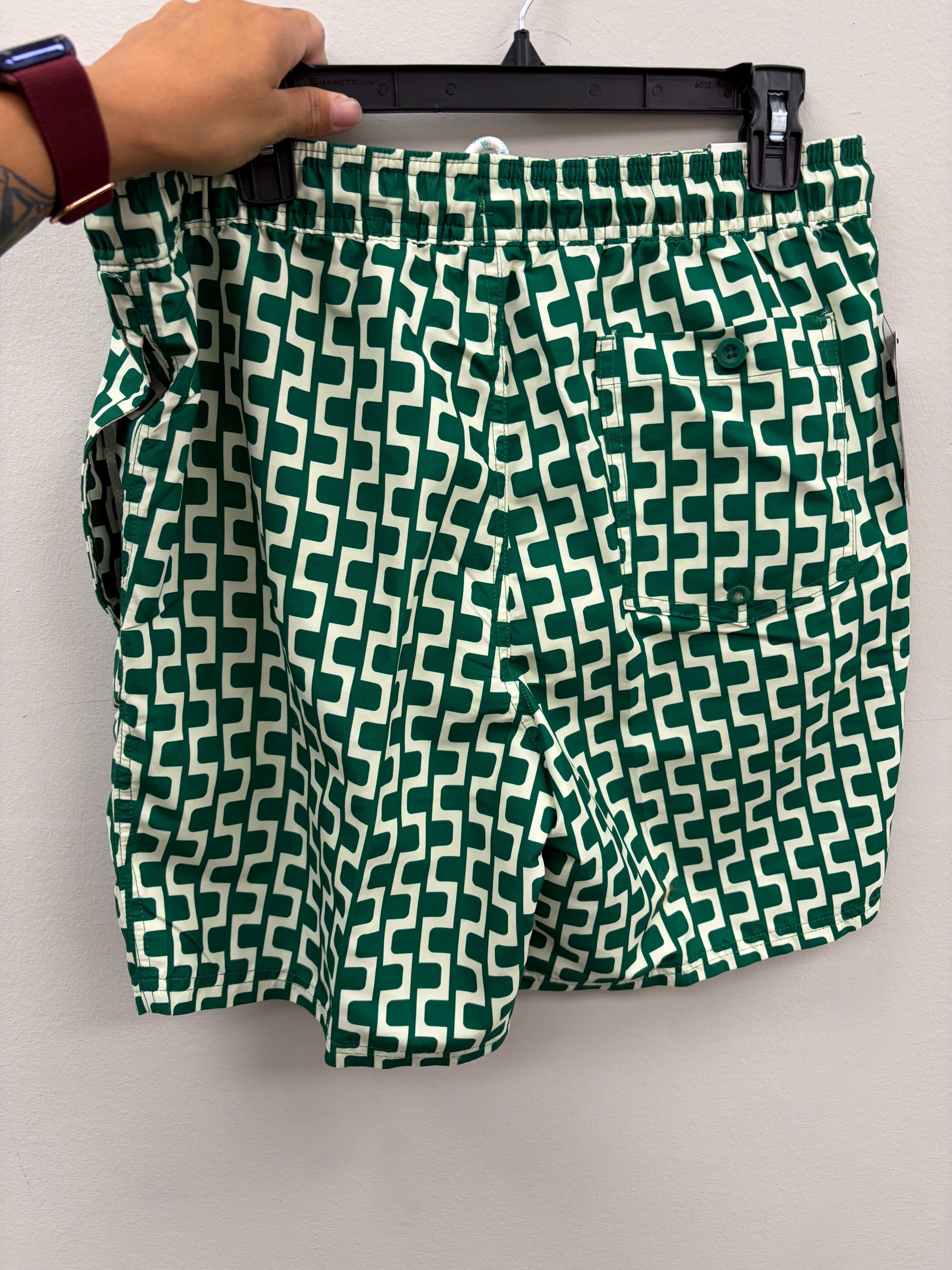 New Men’s Green Swim Trunks