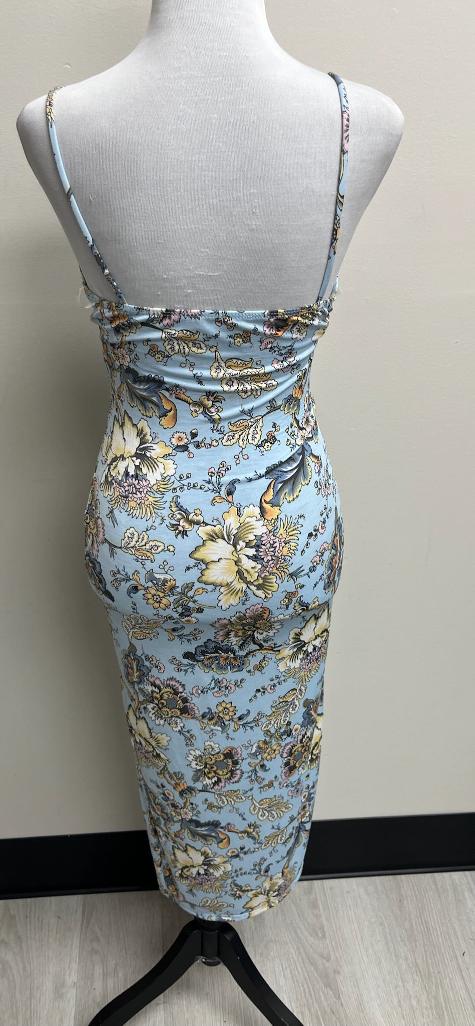 New Blue Floral Dress