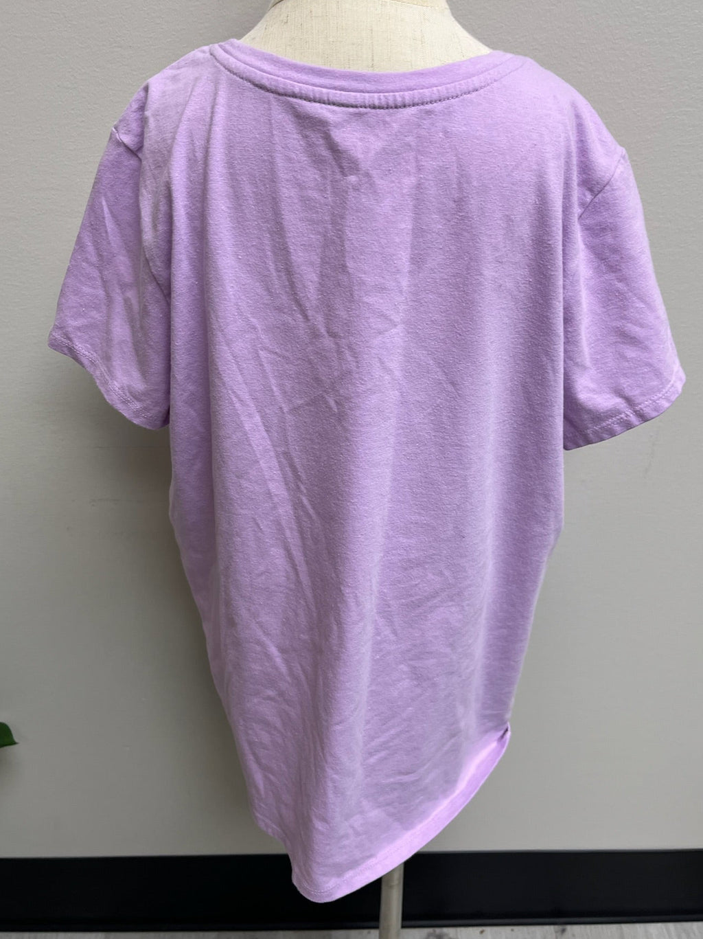 Used Girls Lavender Heart Shirt