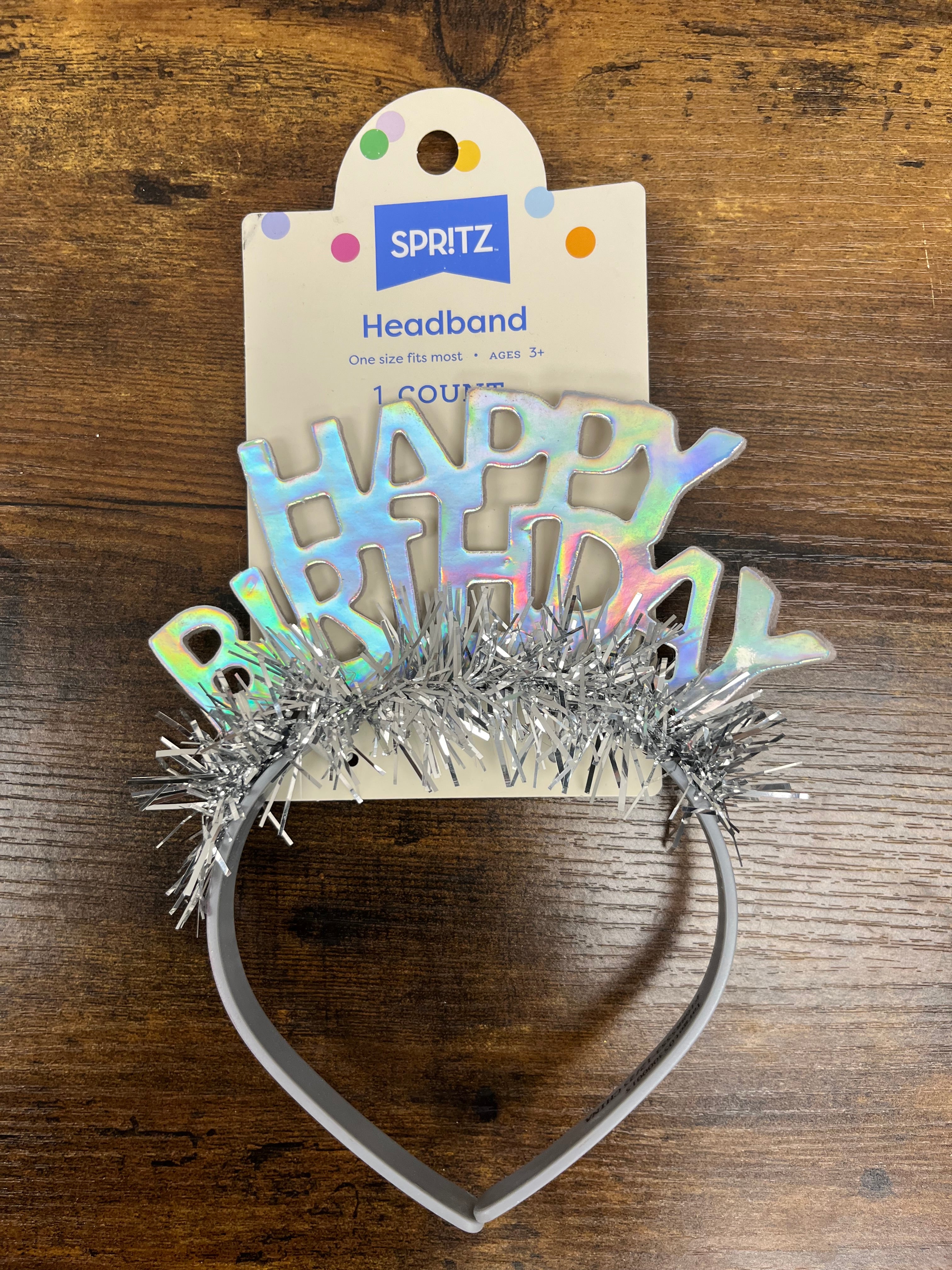 New Happy Birthday Headband
