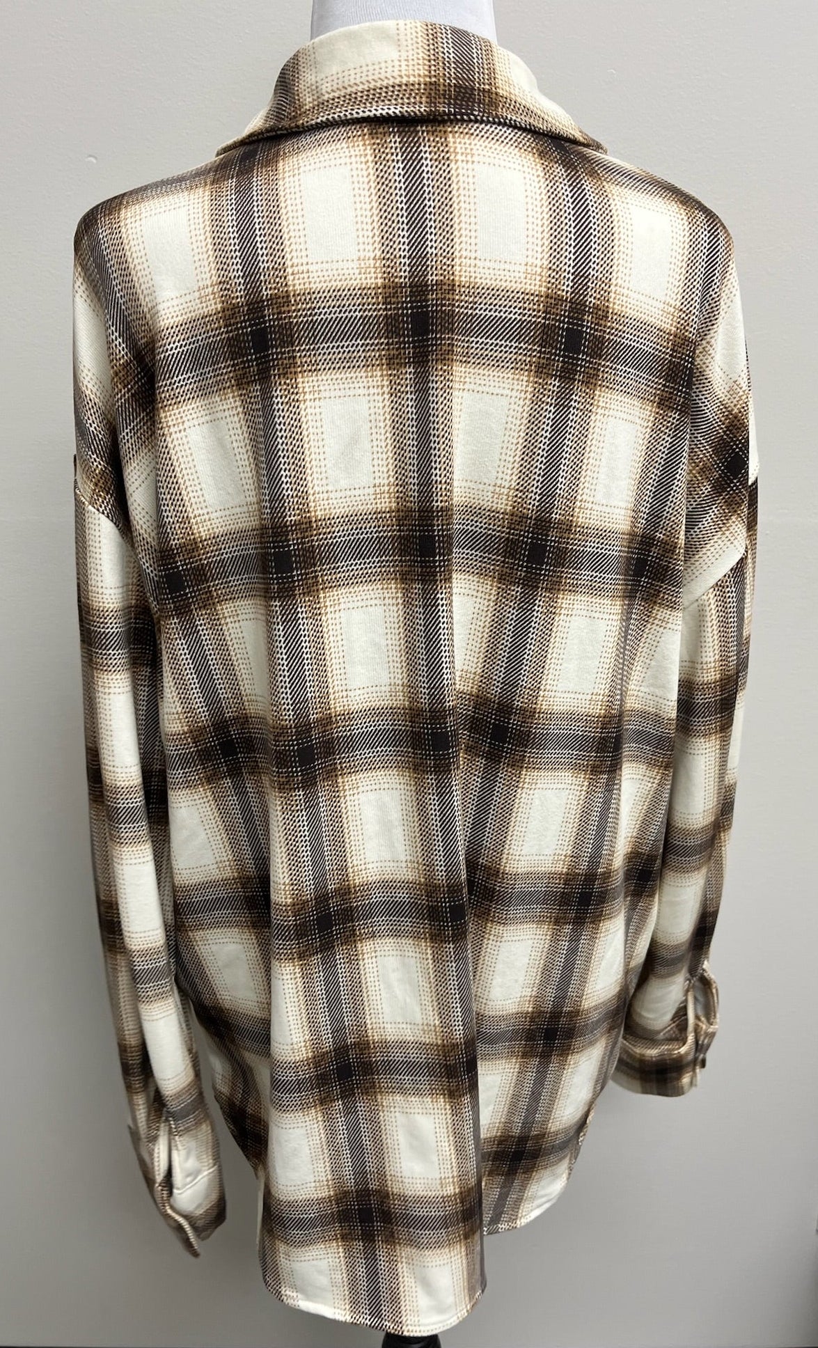 Women’s Brown Flannel Shirt
