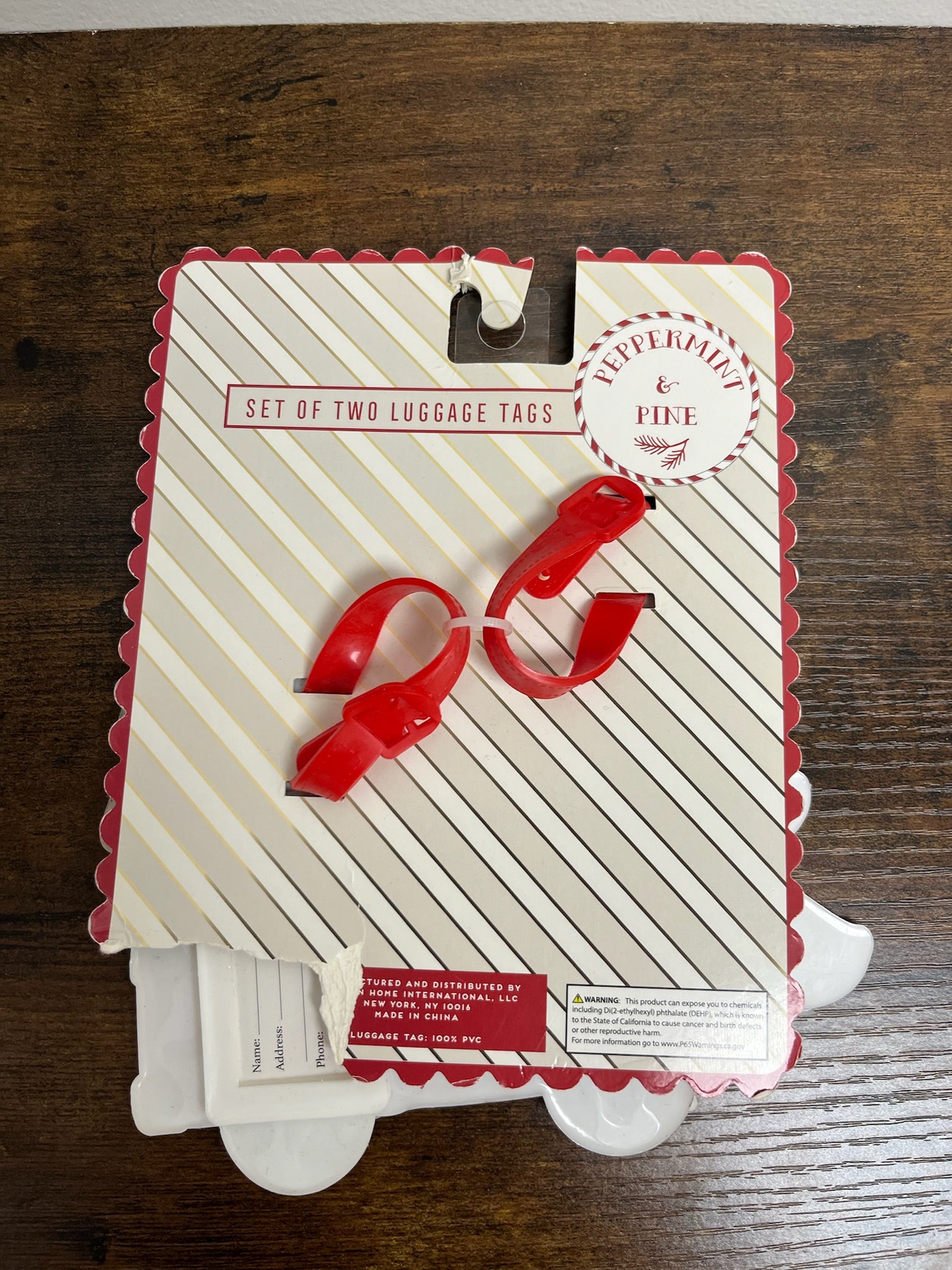 Christmas Luggage Tags