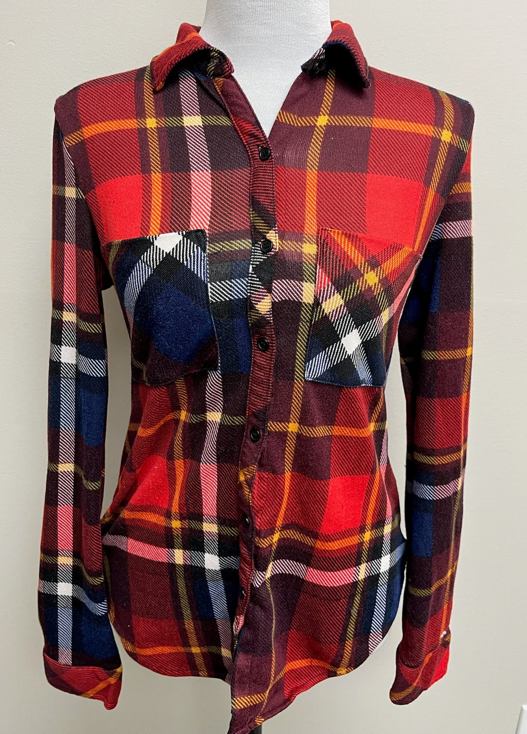 Used Women’s Red Flannel Shirt