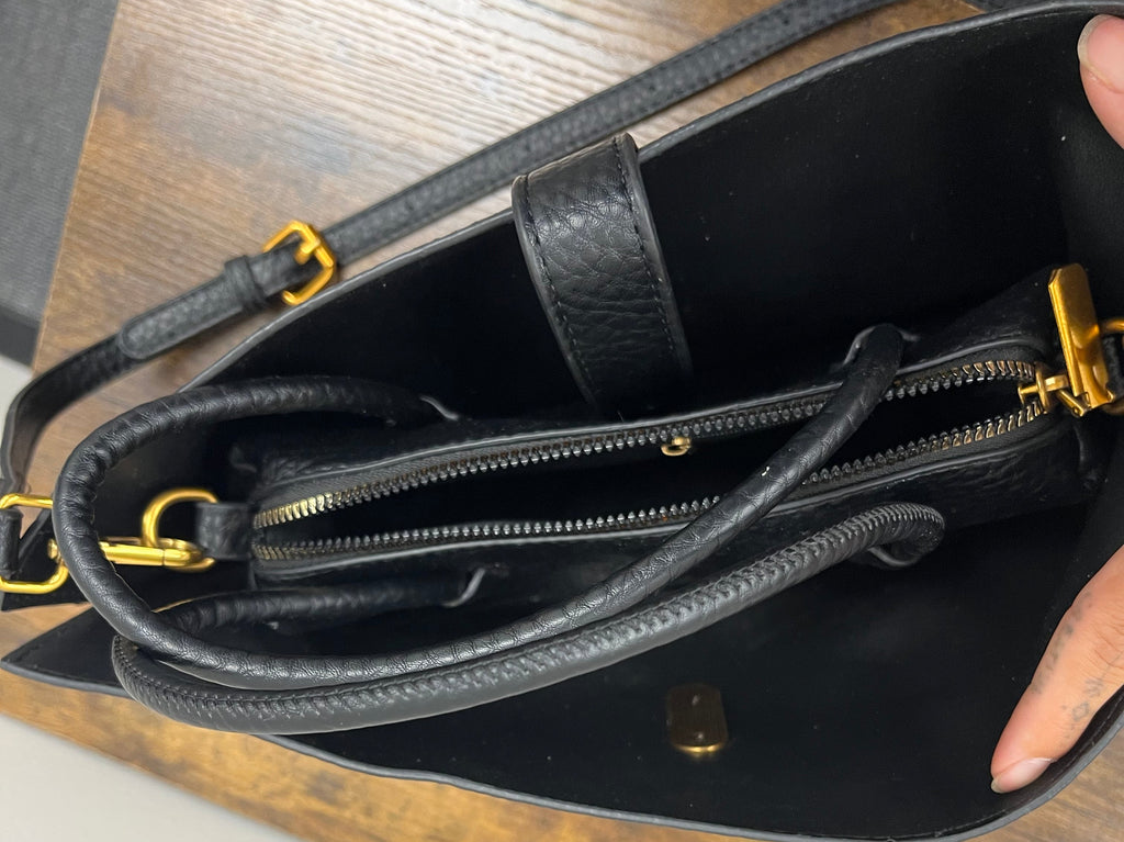 Used Black Crossbody Purse