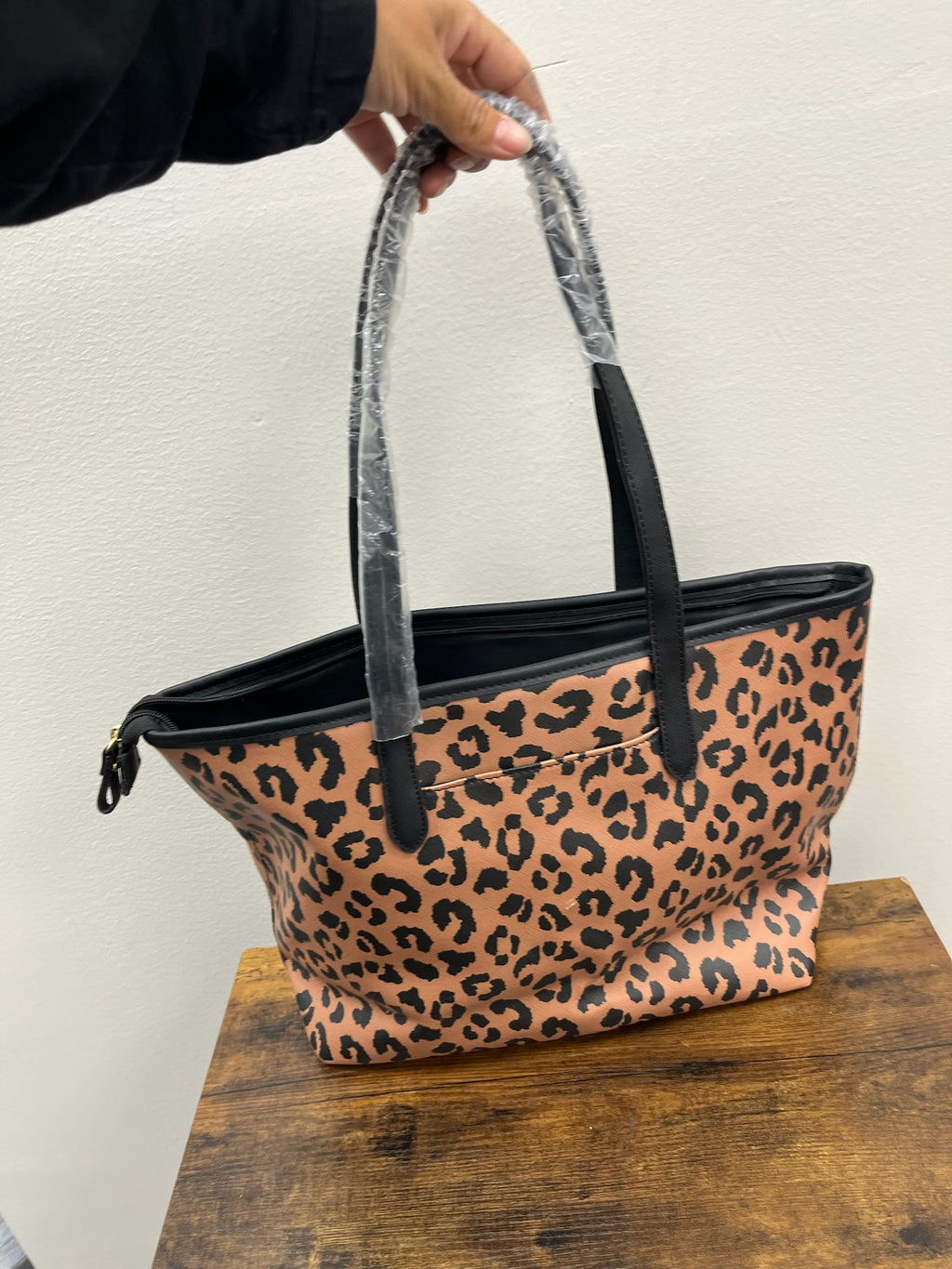 New 3 in 1 Leopard Tote Purse, Wallet & Small Purse