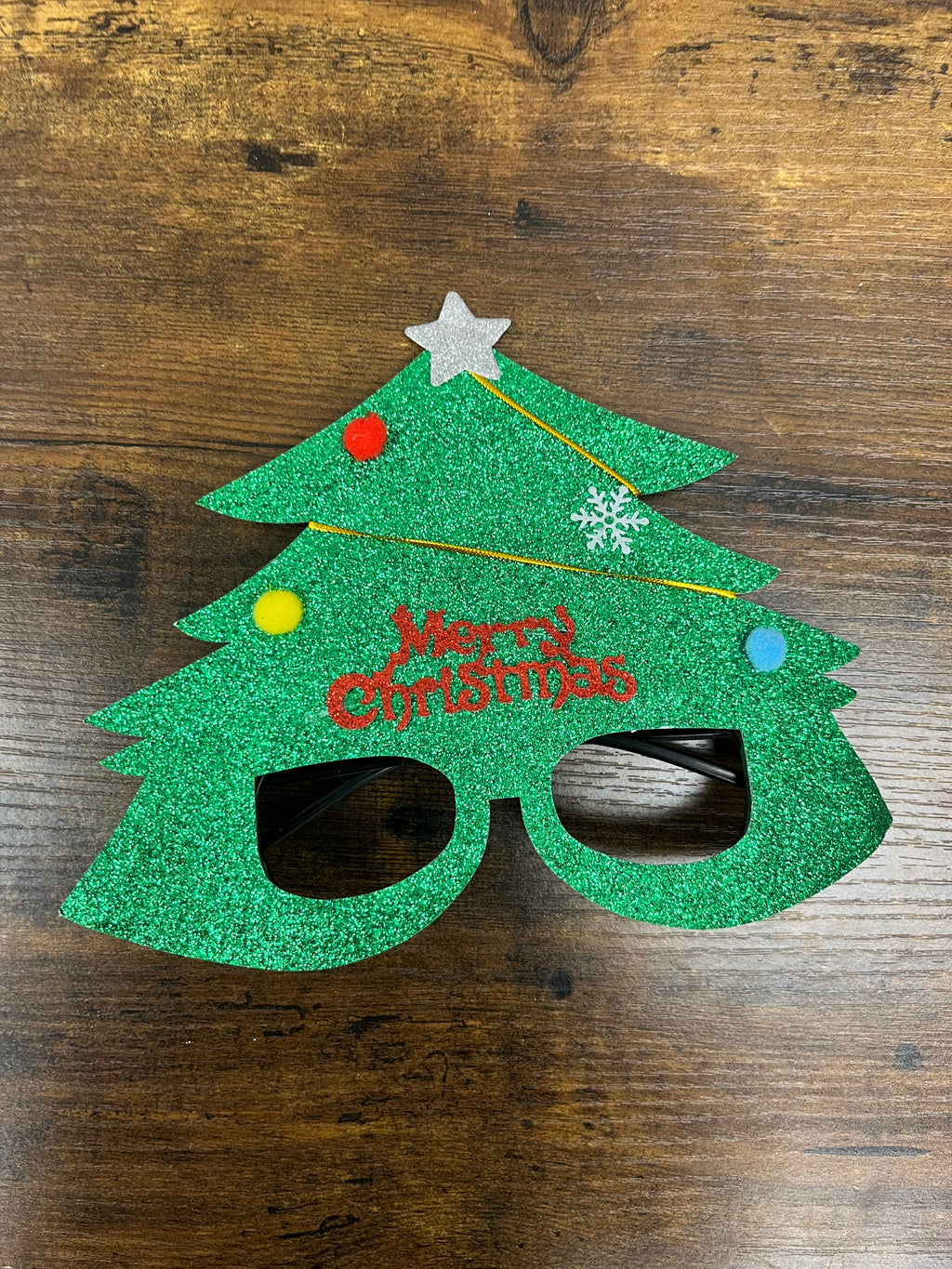 New Christmas Glasses Photo Props