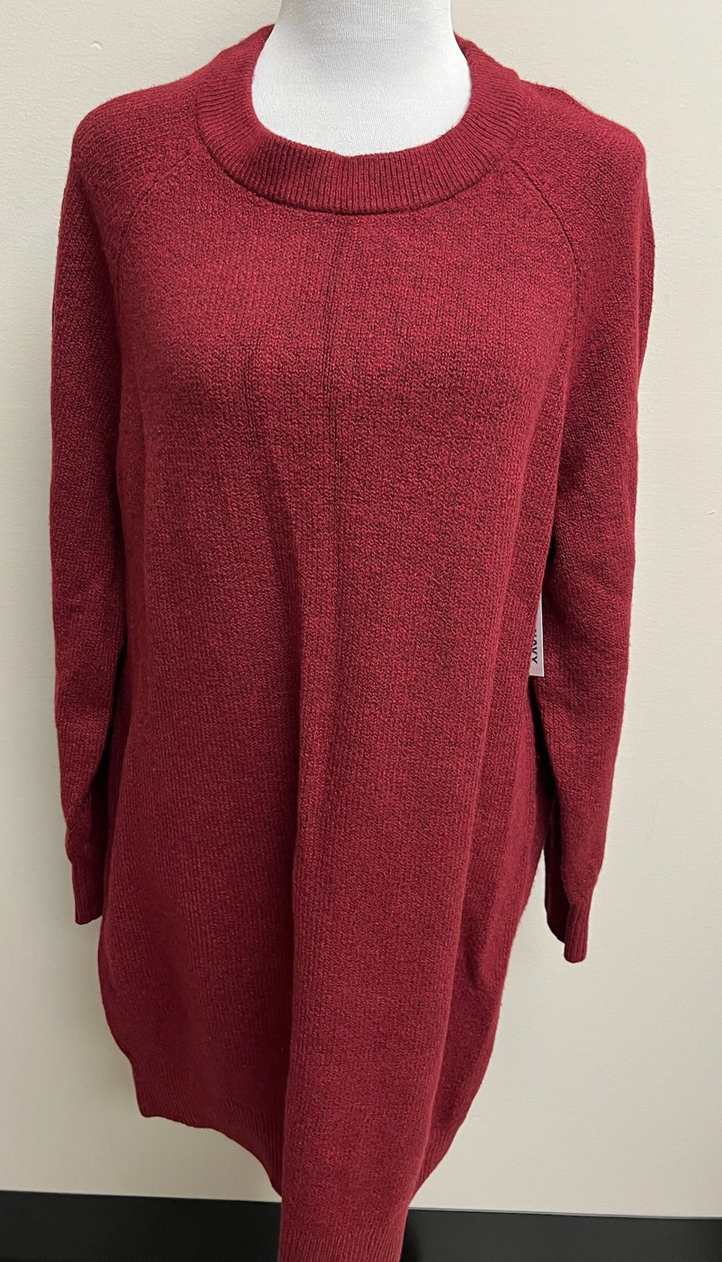 Women’s Burgundy Knitted Dress