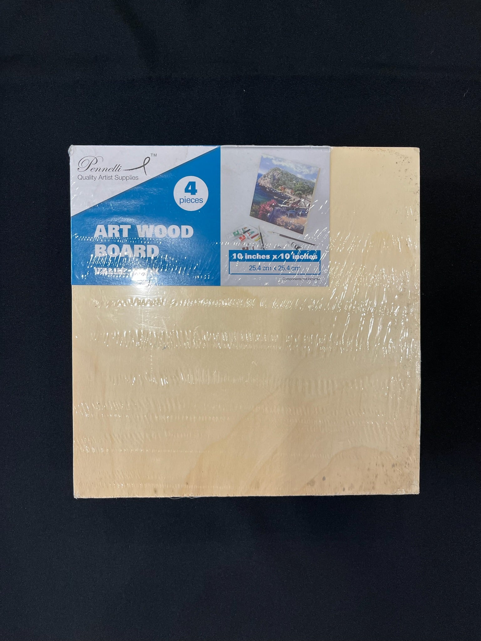 4 Piece Art Wood Boards