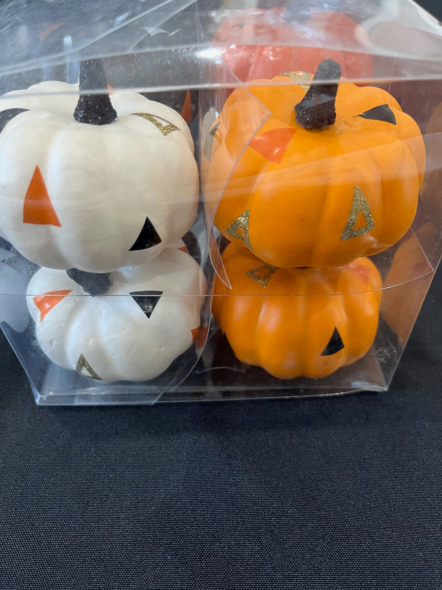 8 Piece Halloween Fall Pumpkins Decor Set