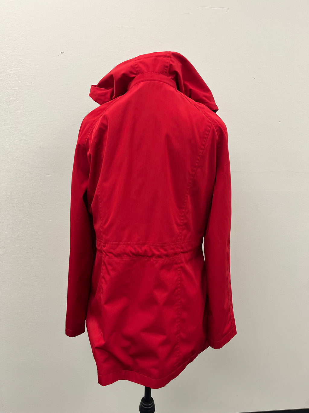 Used Women’s Red Jacket with Removable Hood