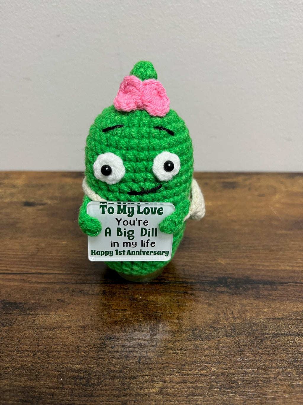 New Positive Saying Crotchet Dill 1st Anniversary