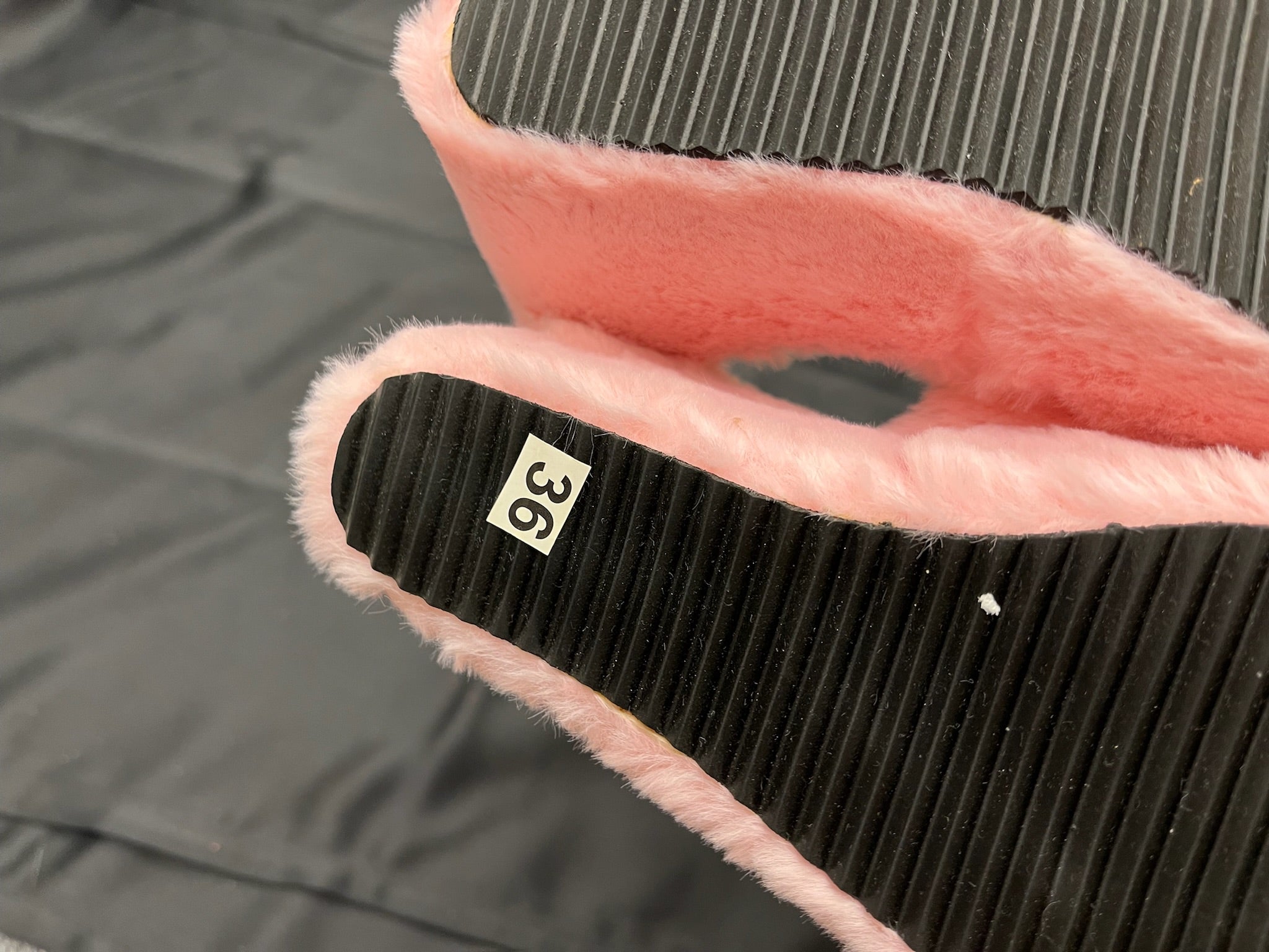 Women’s Pink Fluffy Wedges