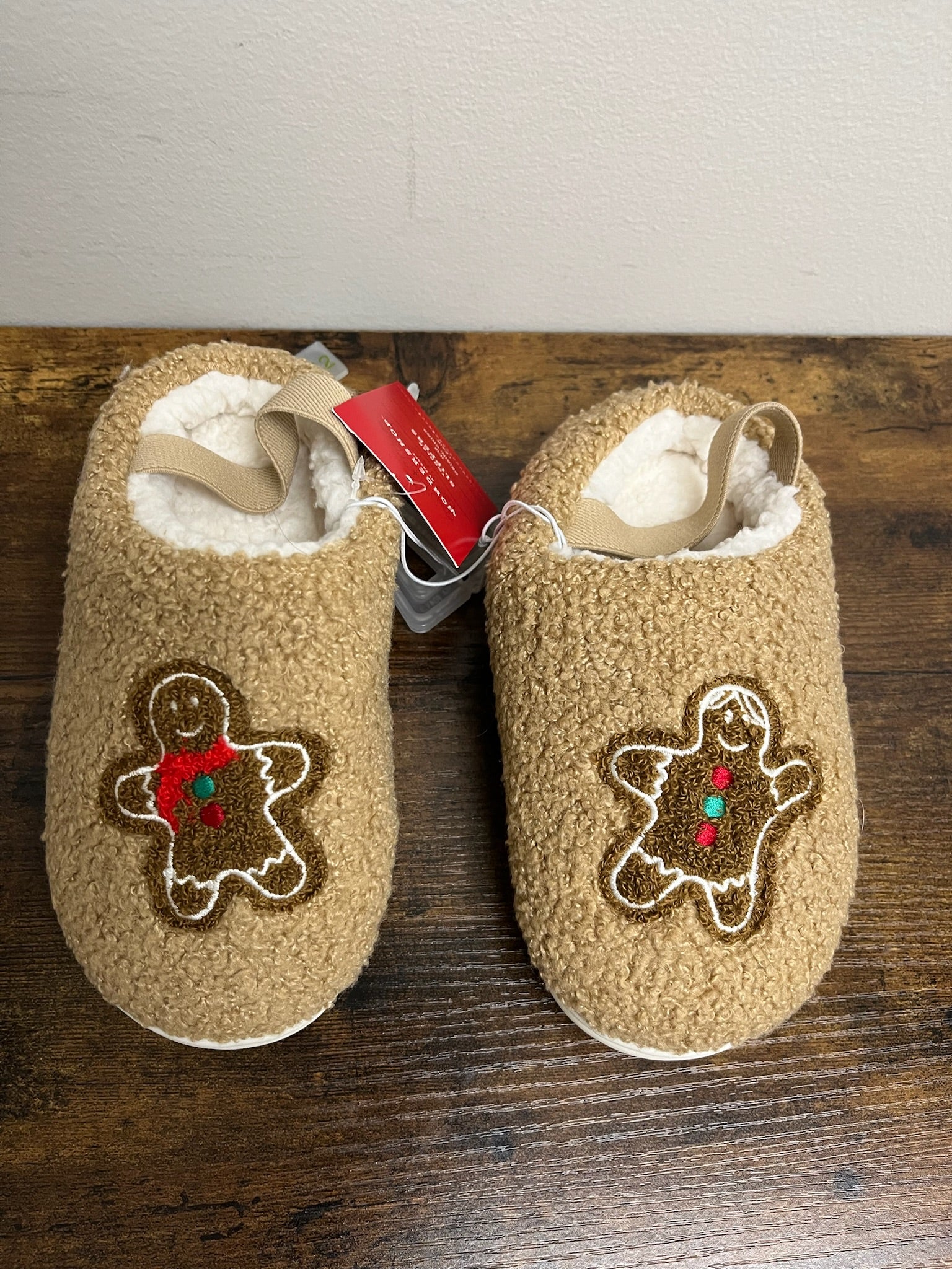 New Childrens Gingerbread Slippers