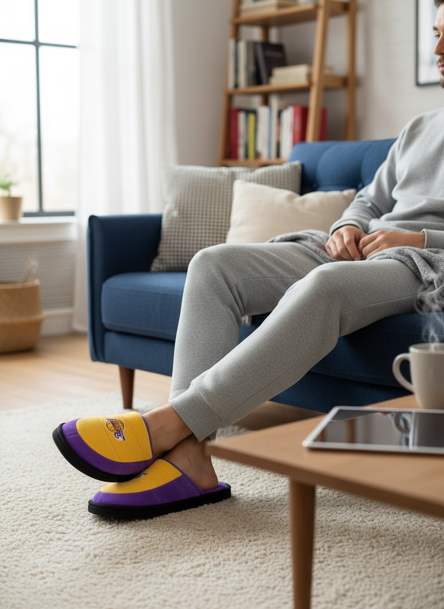 Men’s Lakers Slippers