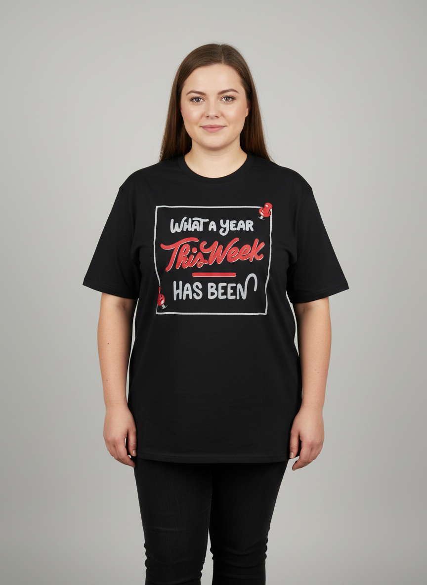 Women’s Black “What A Year This Week Has Been” Shirt