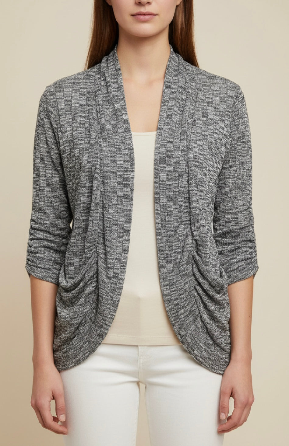 Women’s Grey Cardigan Sweater
