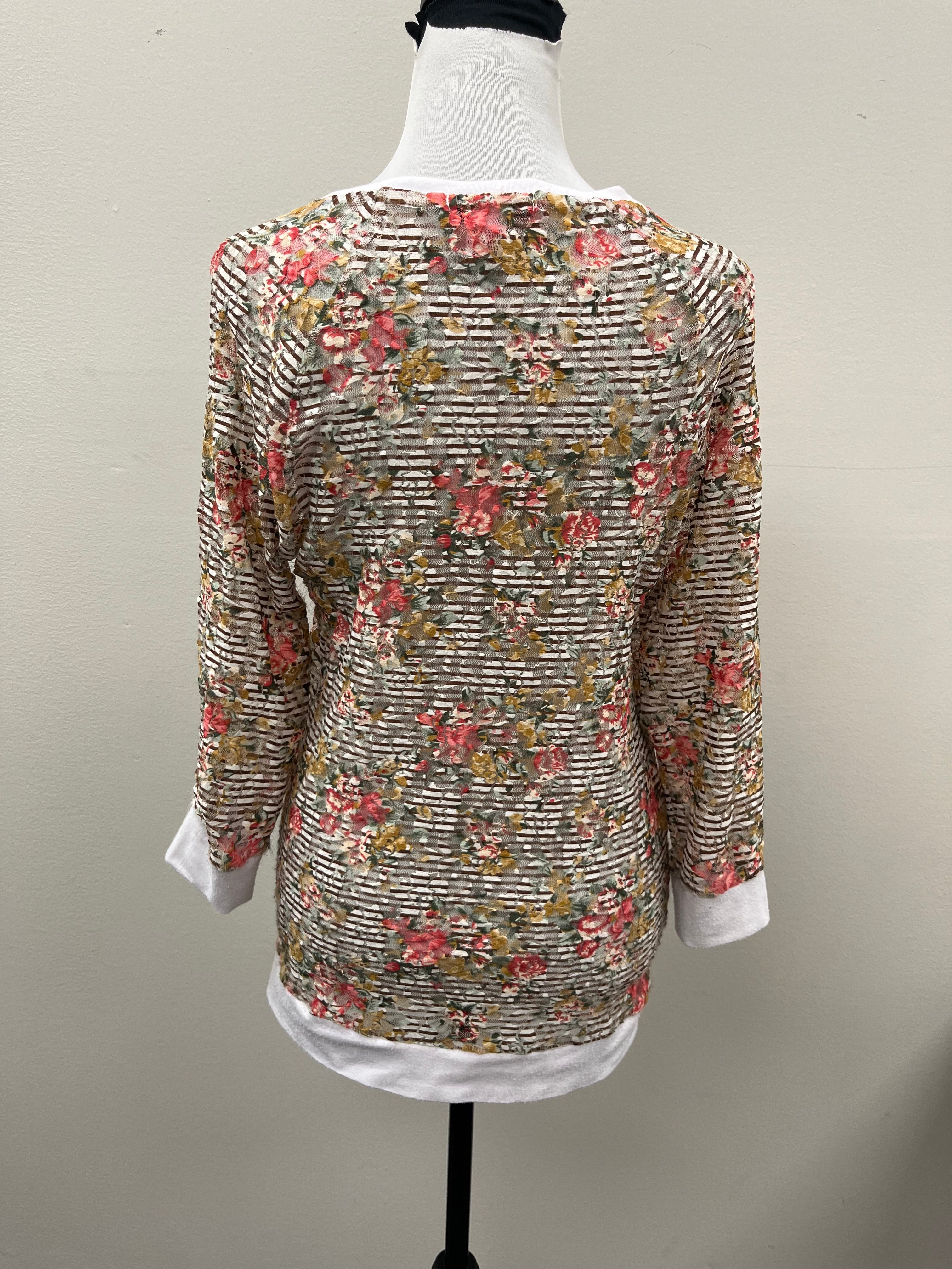 Used Women’s Floral Mesh Shirt