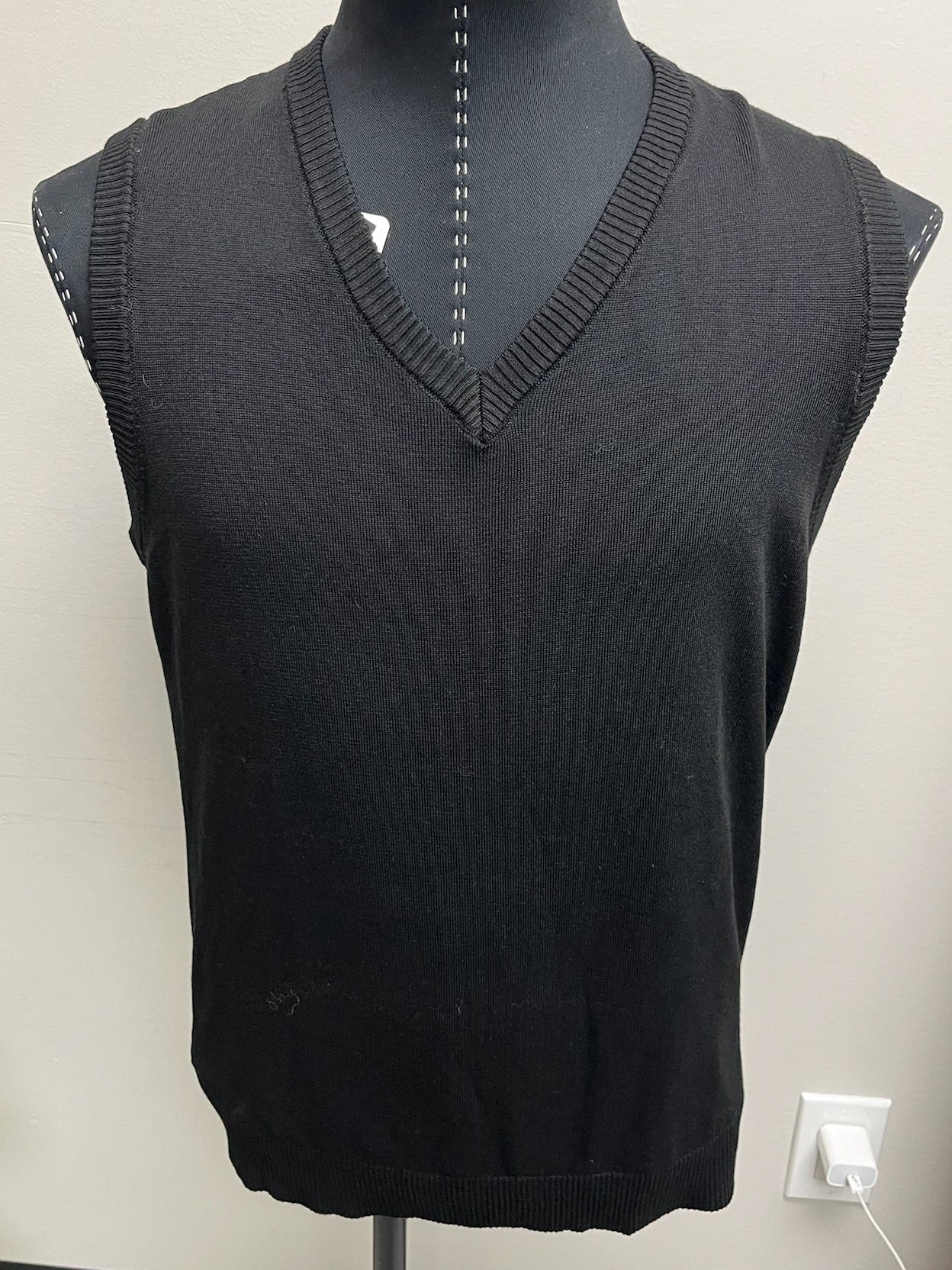 New Men’s Black Vest Shirt