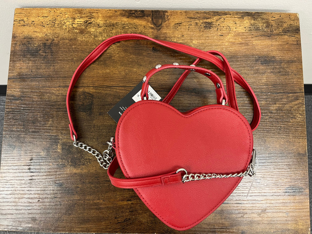 New Red Heart Shaped Purse