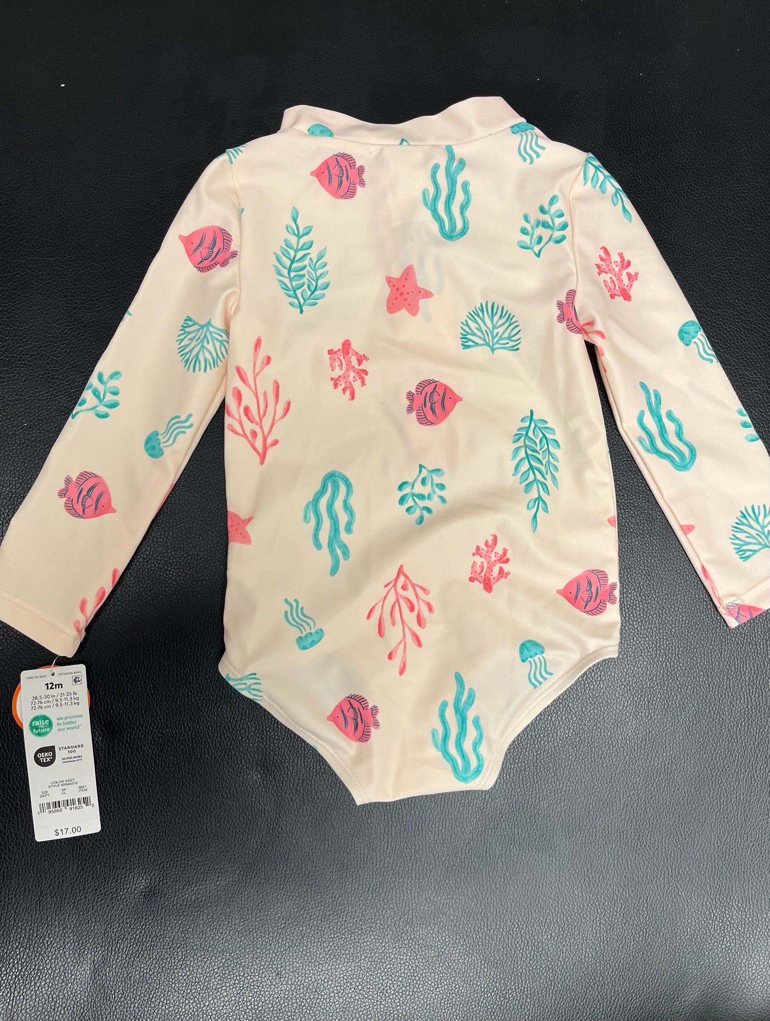 Girls Long Sleeve Bathing Suit