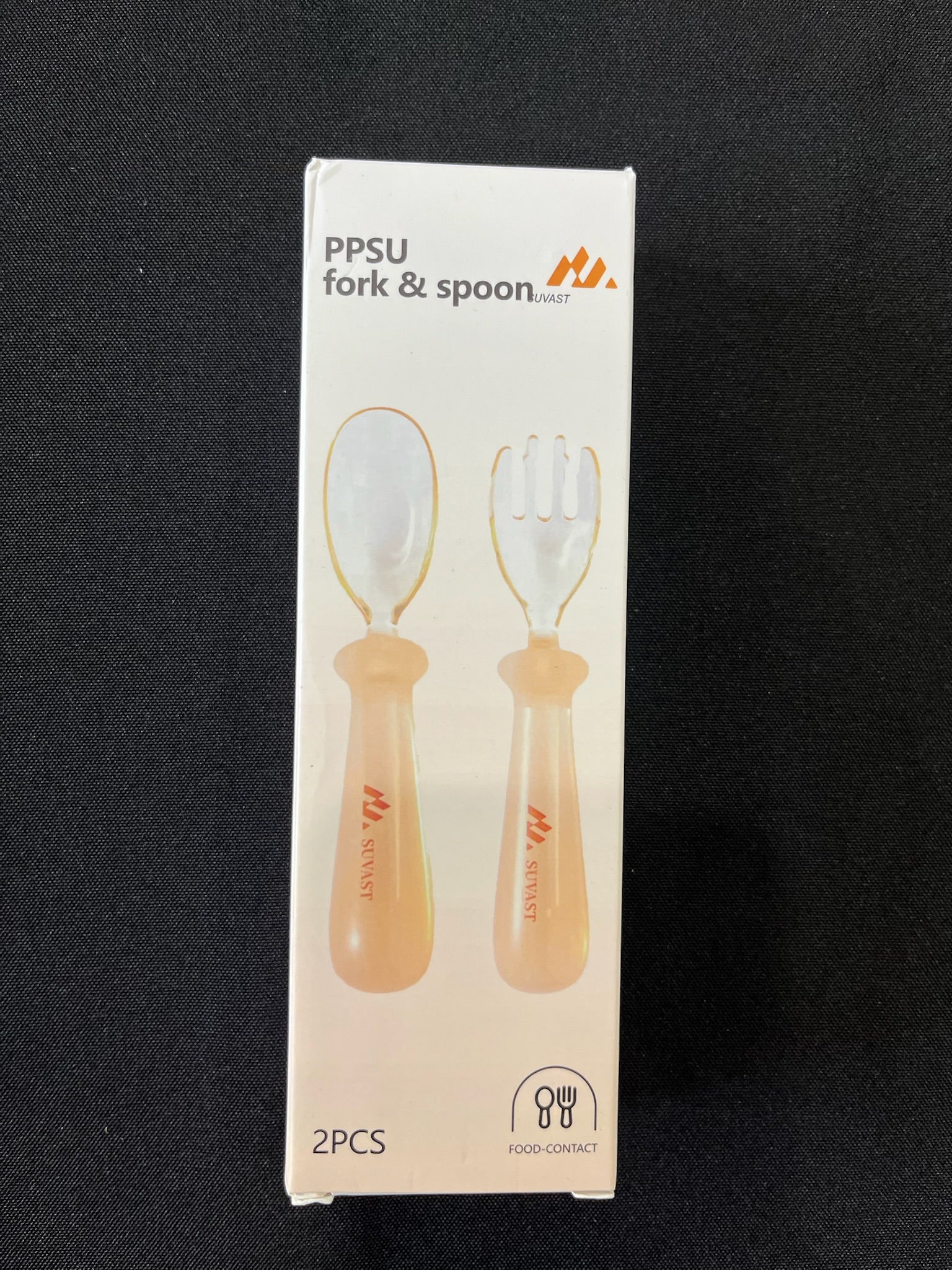Two Piece Toddler Fork & Spoon With Travel Case