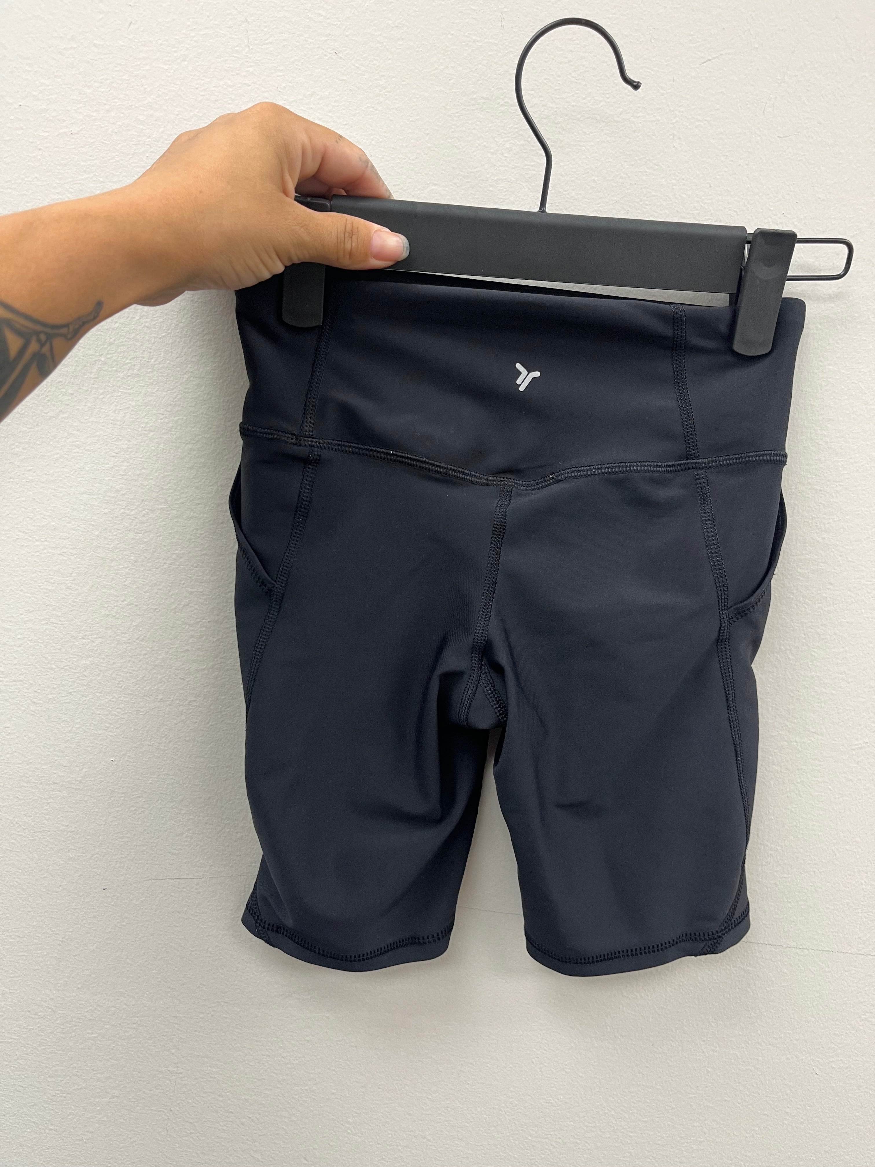 Used Girls Black Athletic Shorts
