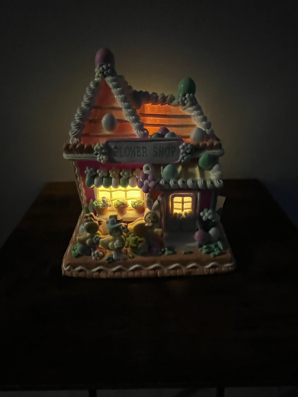 New Light Up Easter Gingerbread House