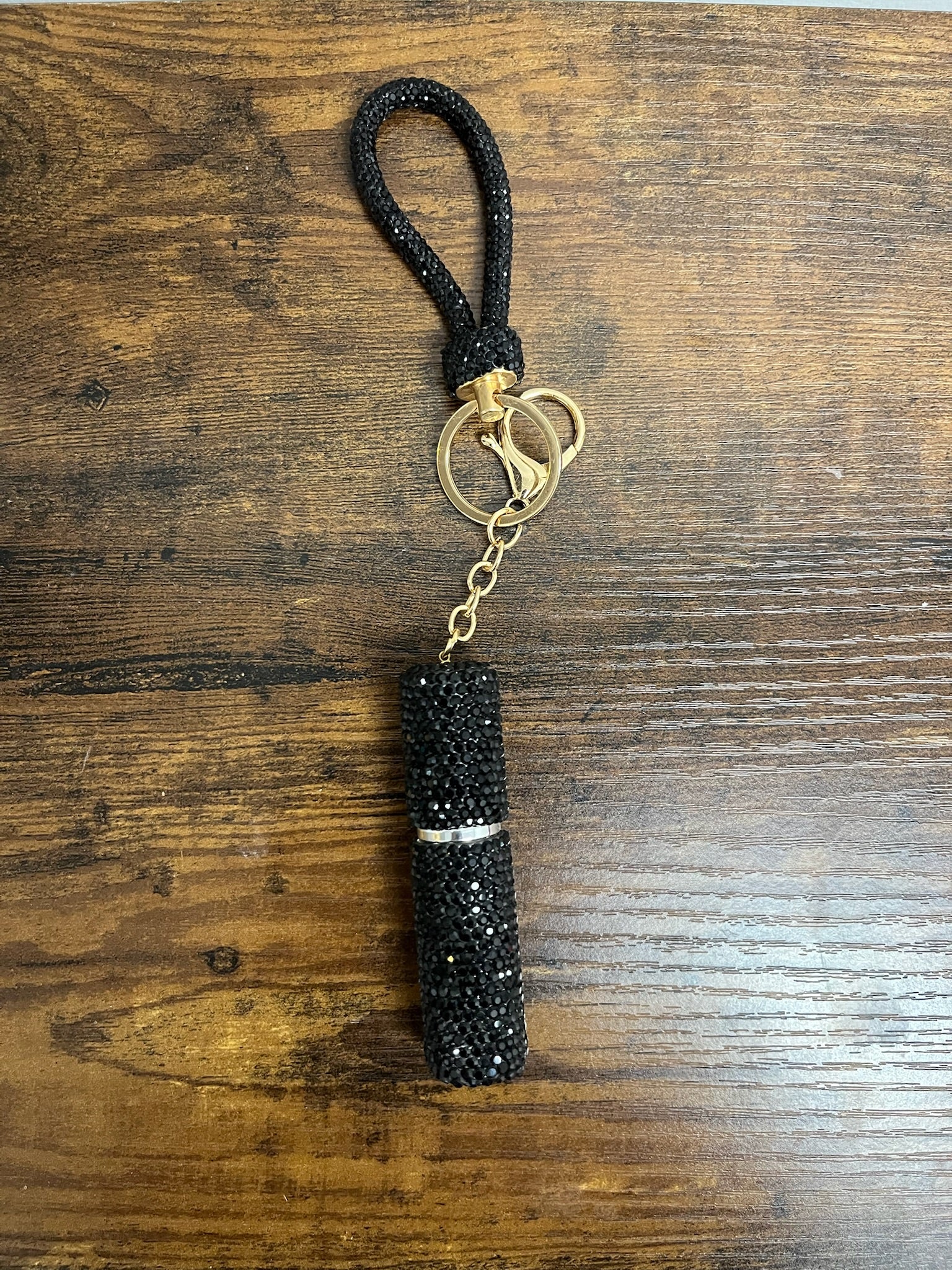 Bling Travel Perfume Bottle Keychain