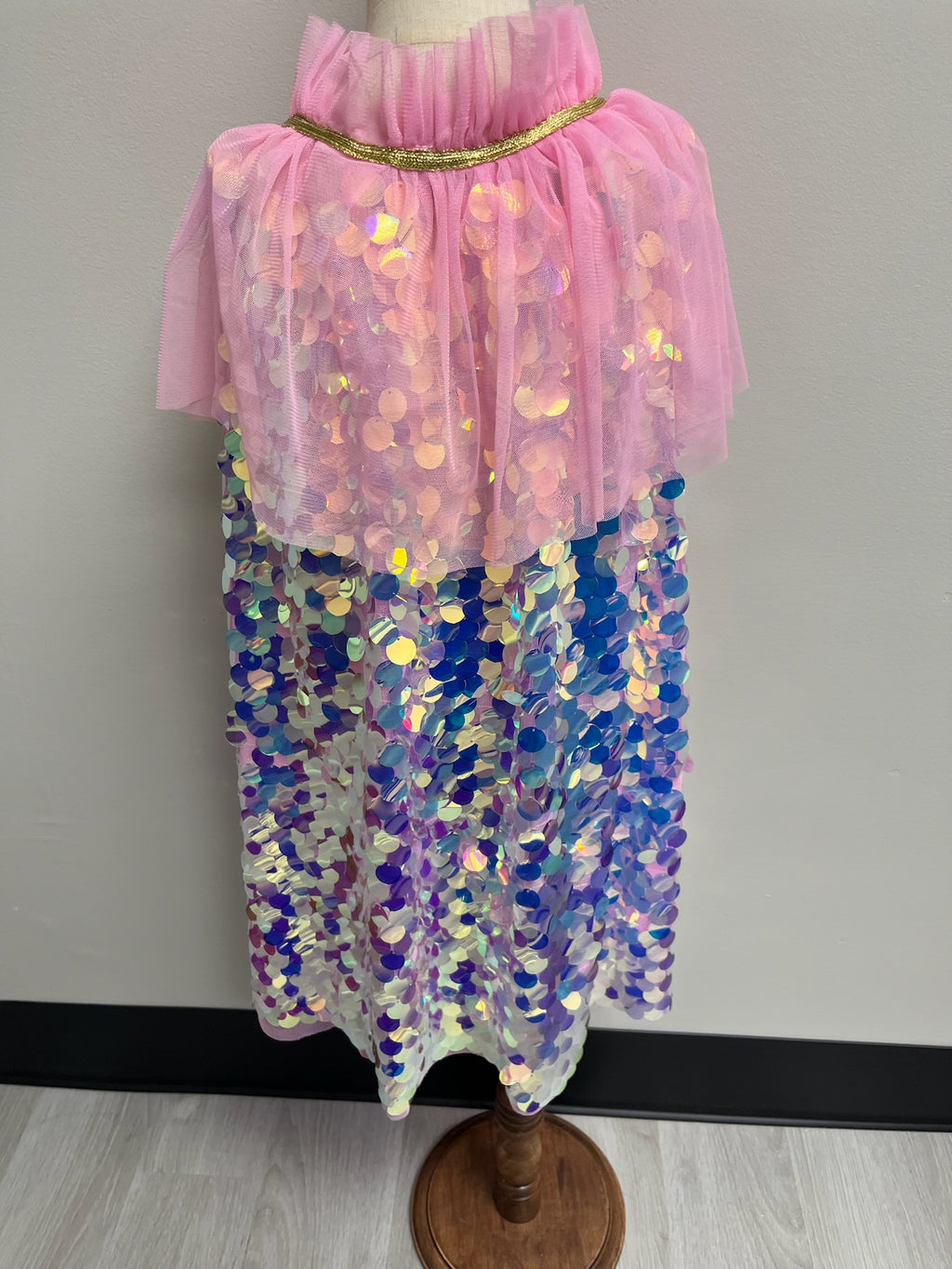 Girls Princess Mermaid Cape