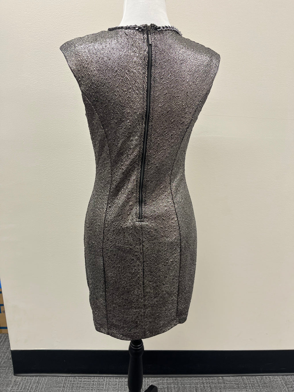 Used Women’s Shiny Grey Dress