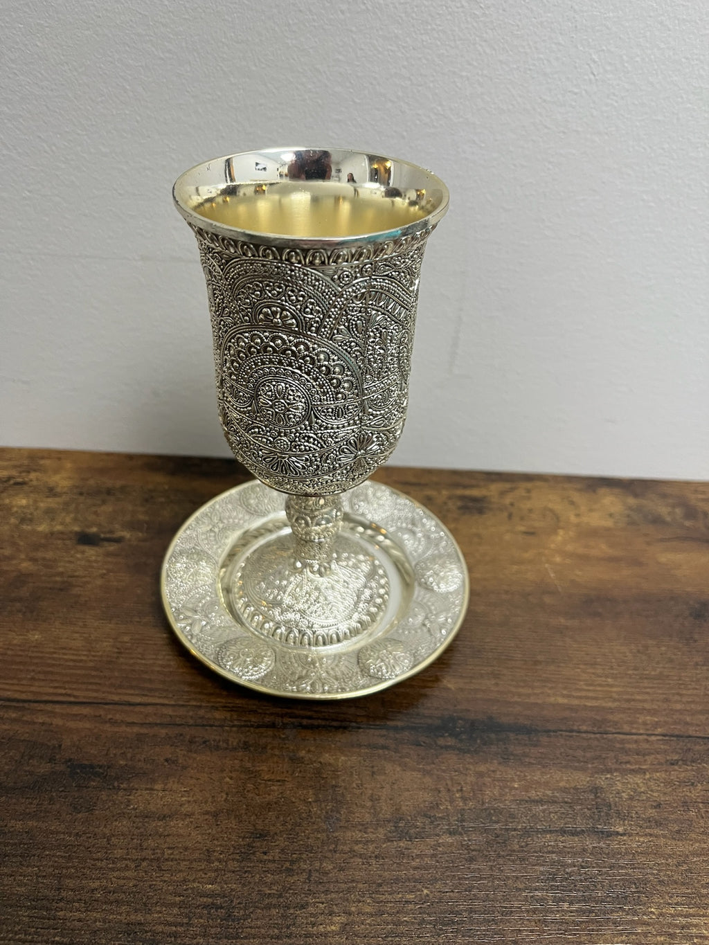 Used Two Piece Kiddish Cup Set