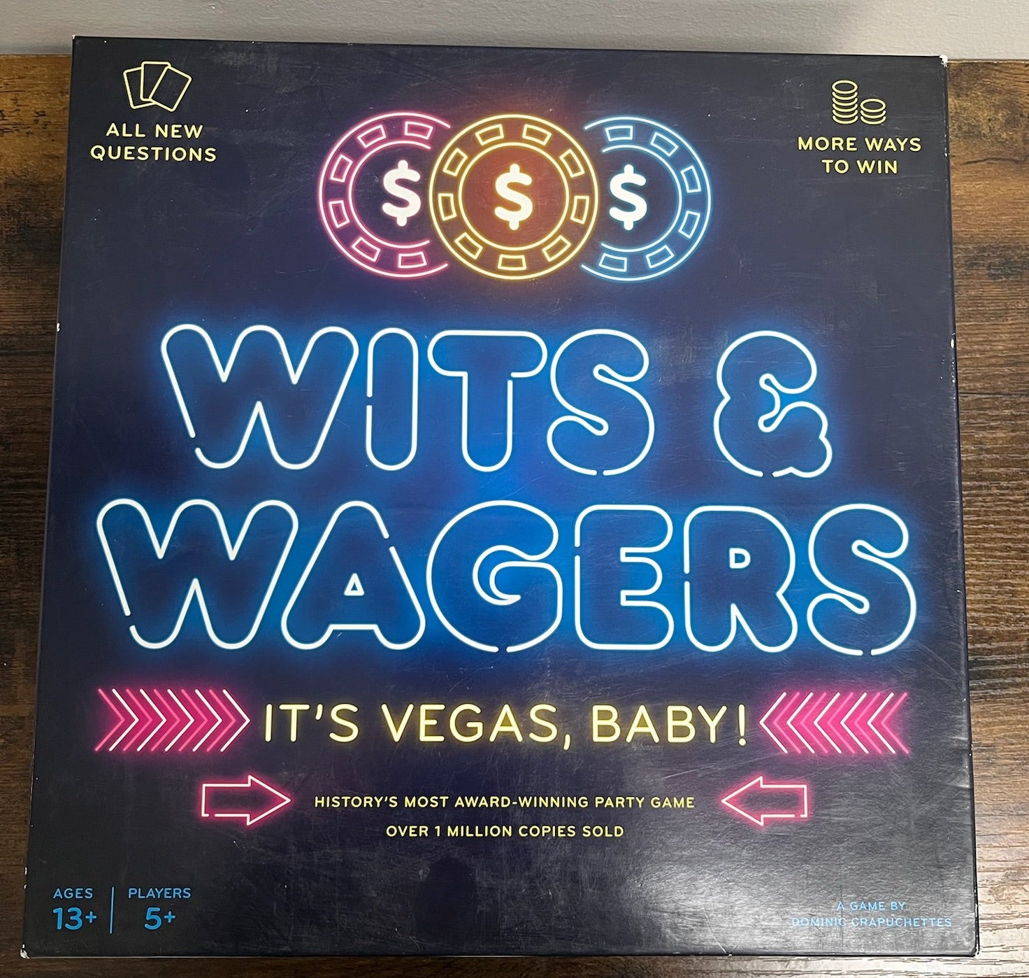 New Opened But Never Used Wits & Wagers Game