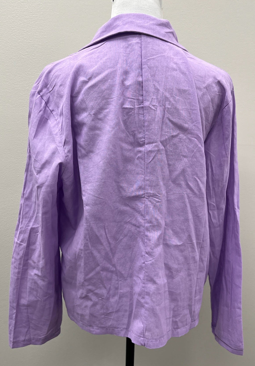 Used Women’s Purple Button Up Shirt