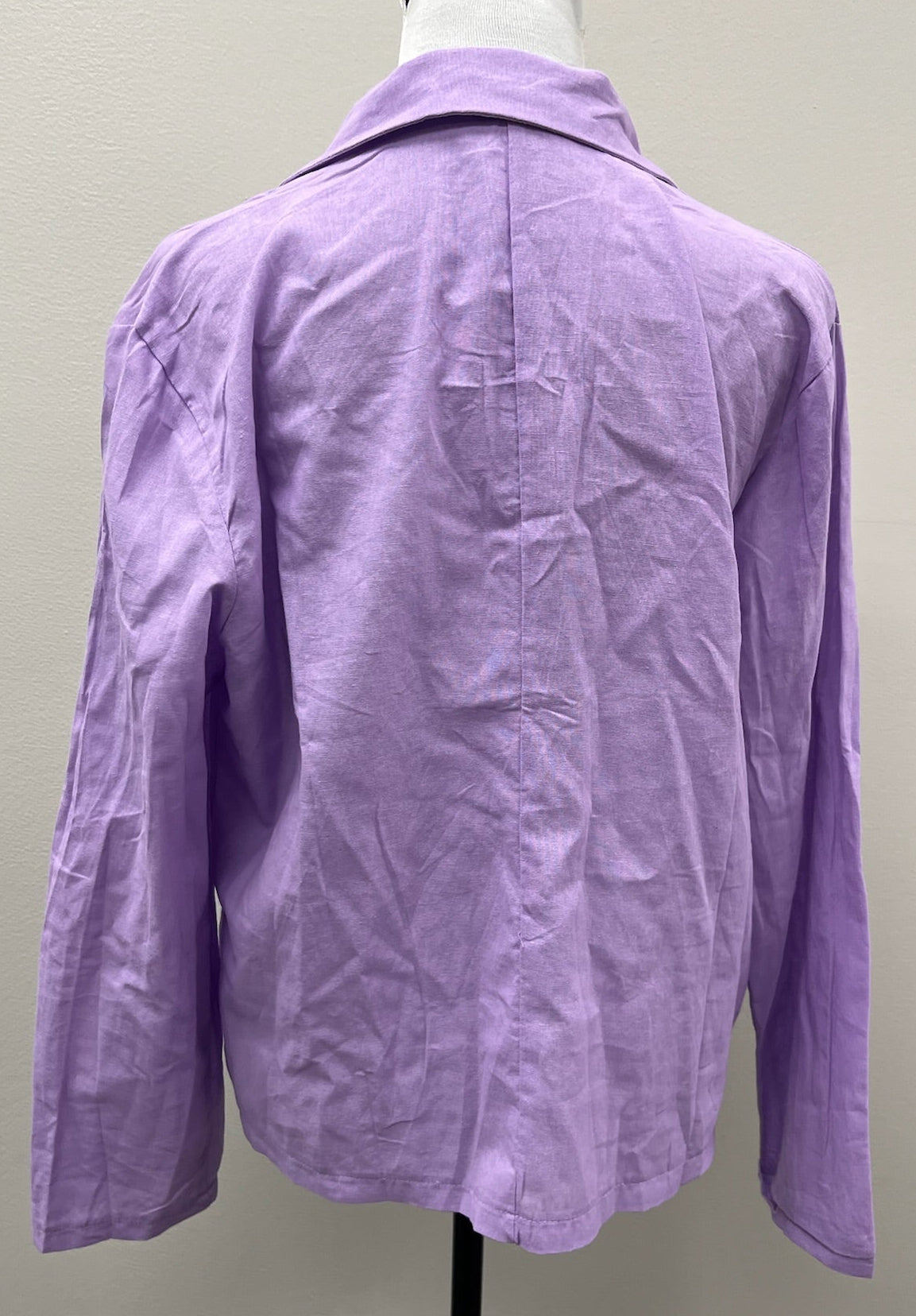 Used Women’s Purple Button Up Shirt