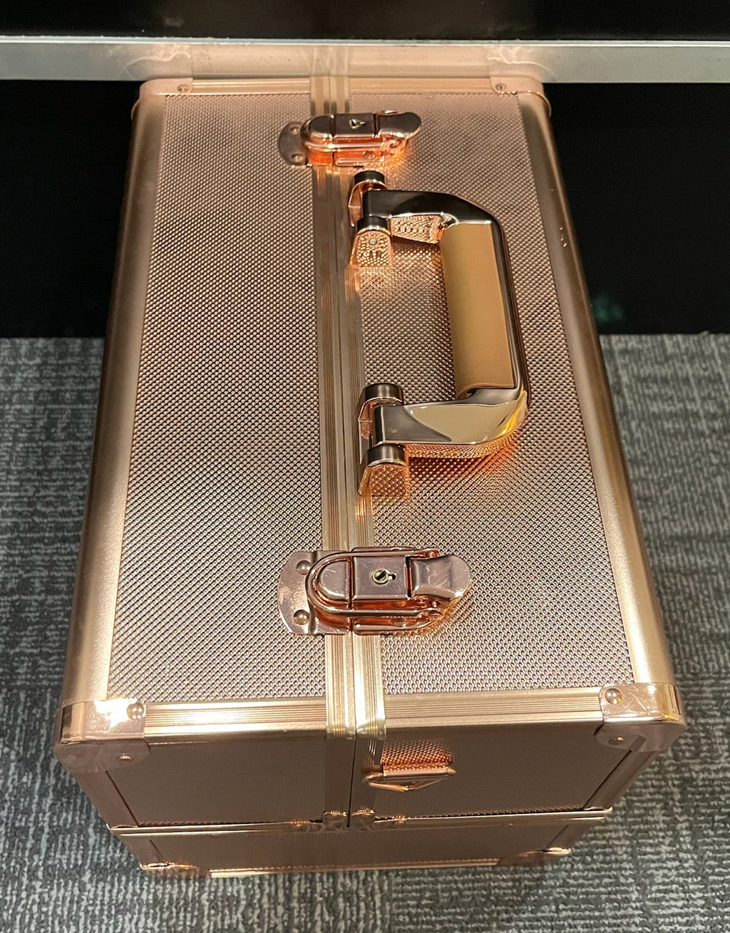 Pink Travel Training Case With Keys