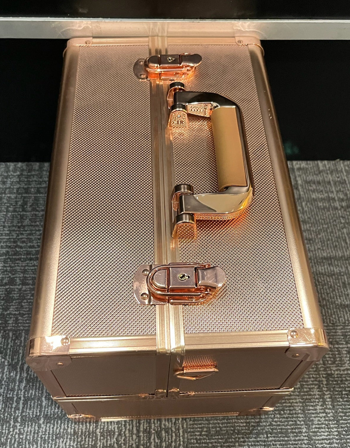 Pink Travel Training Case With Keys