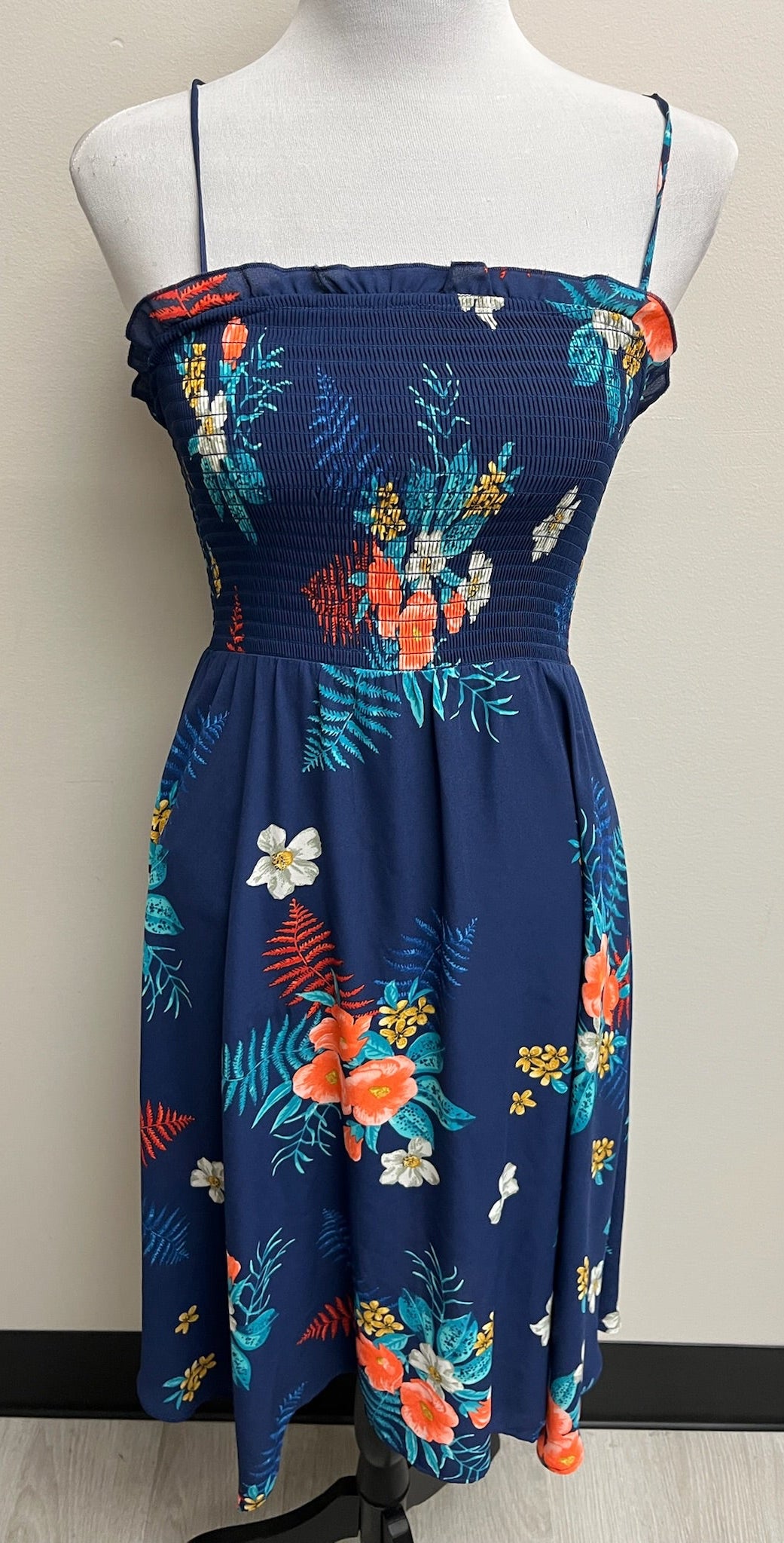 Women’s Blue Floral Dress