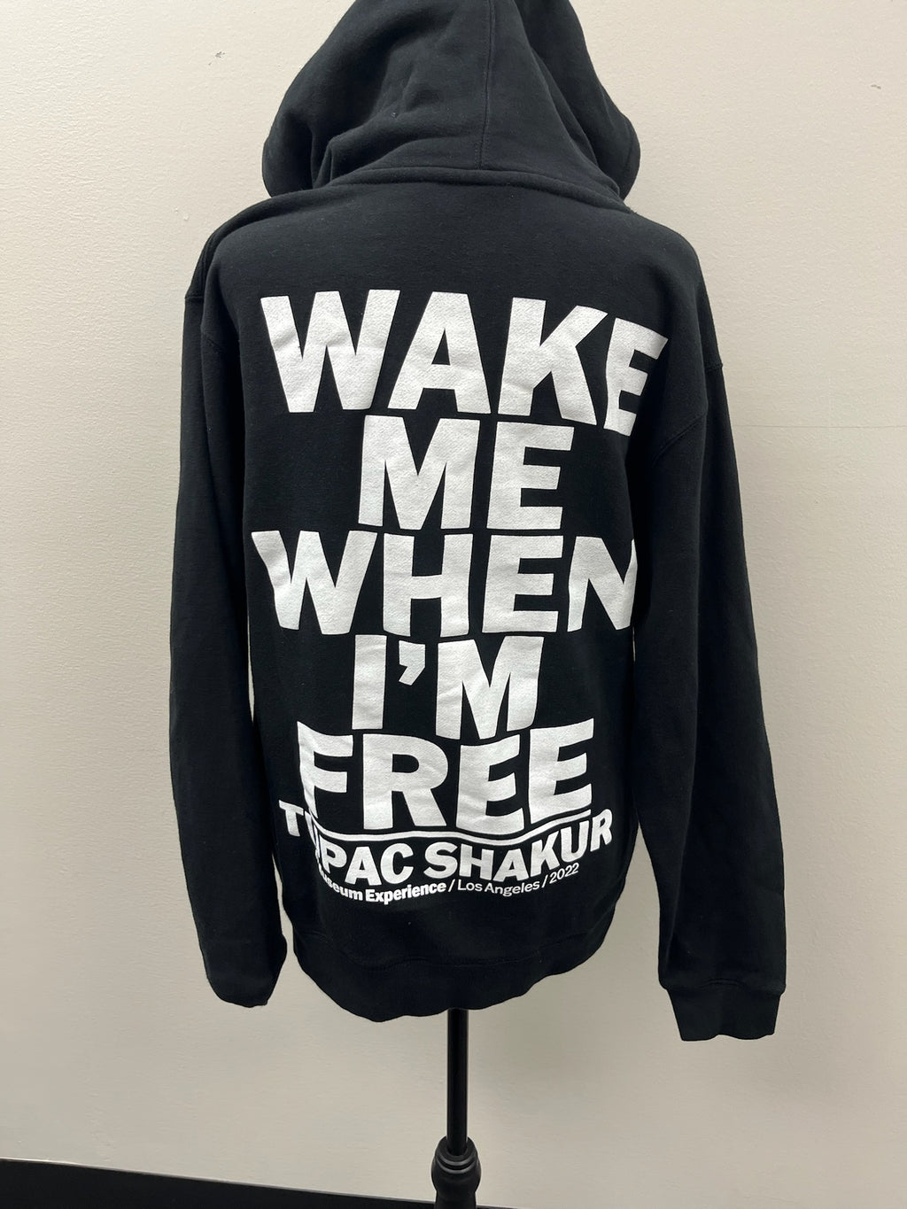 Used Unisex Adult Black 2 PAC Hoodie